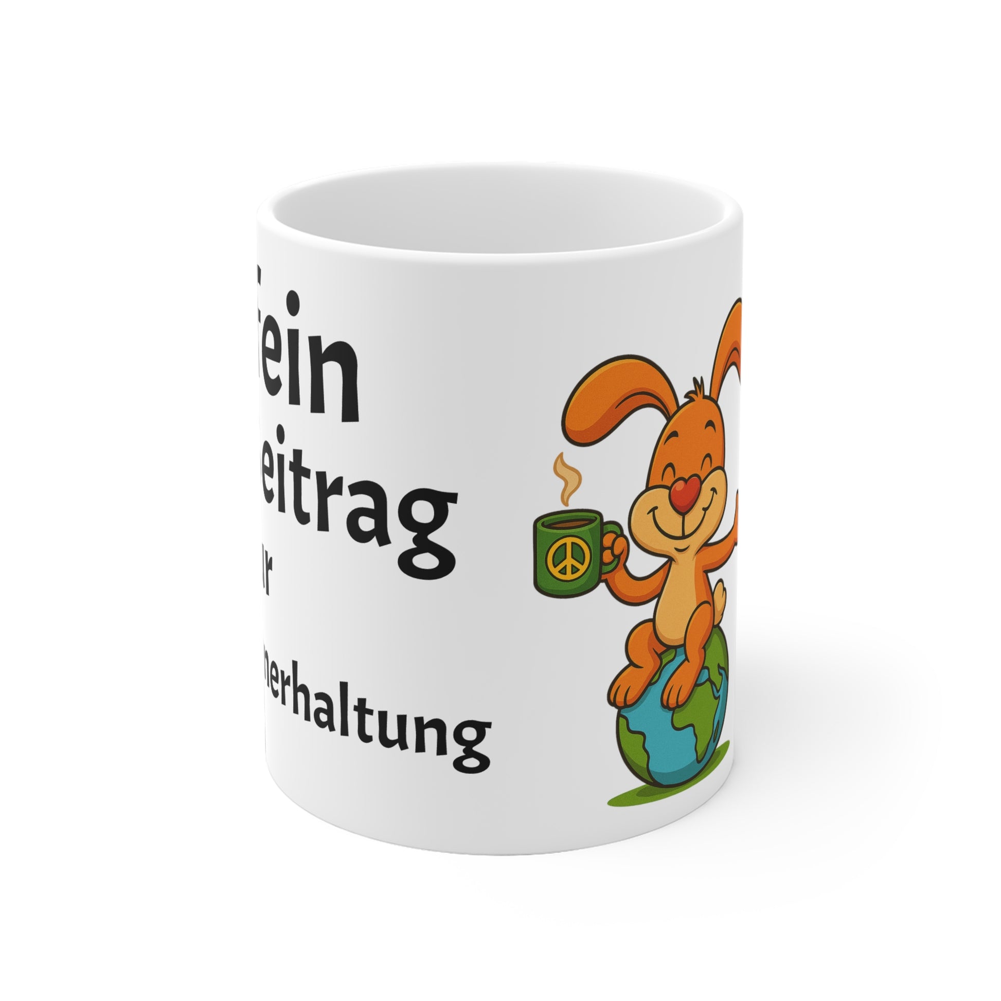Süße -Kaffee-Keramik-Tasse, Polihase Koffein-Tasse zur Friedenserhaltung, umweltfreundlich