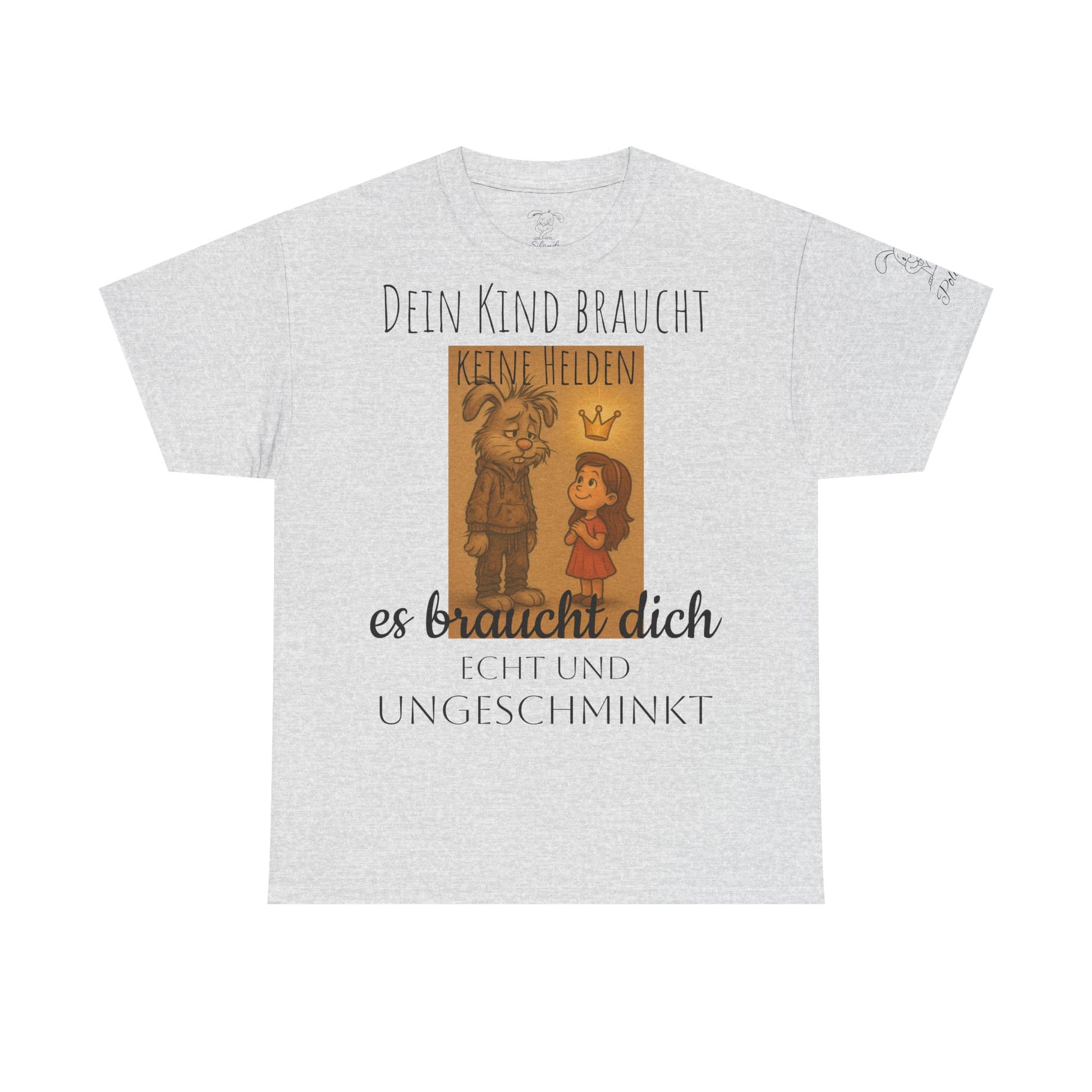Herzerwärmendes Polihasen Baumwoll-T-Shirt, für Eltern