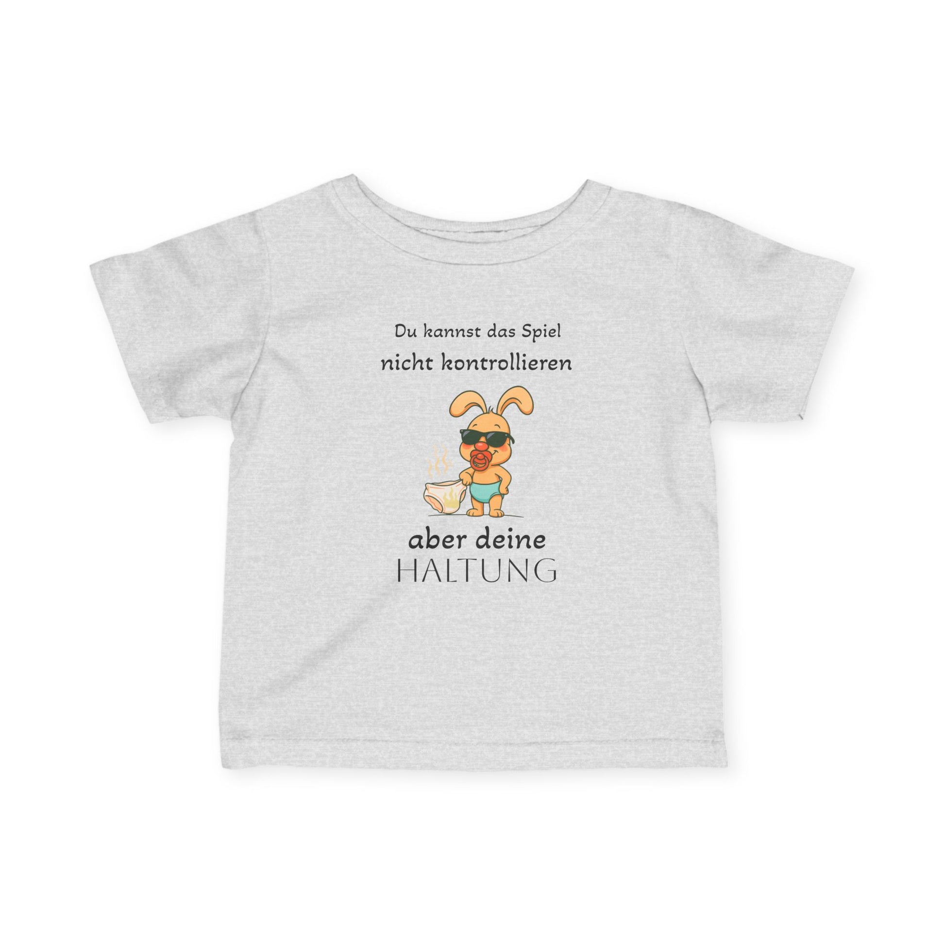 Baby Shirt, mit lustigen Polihase, du kannst das Spiel nicht kontrollieren,