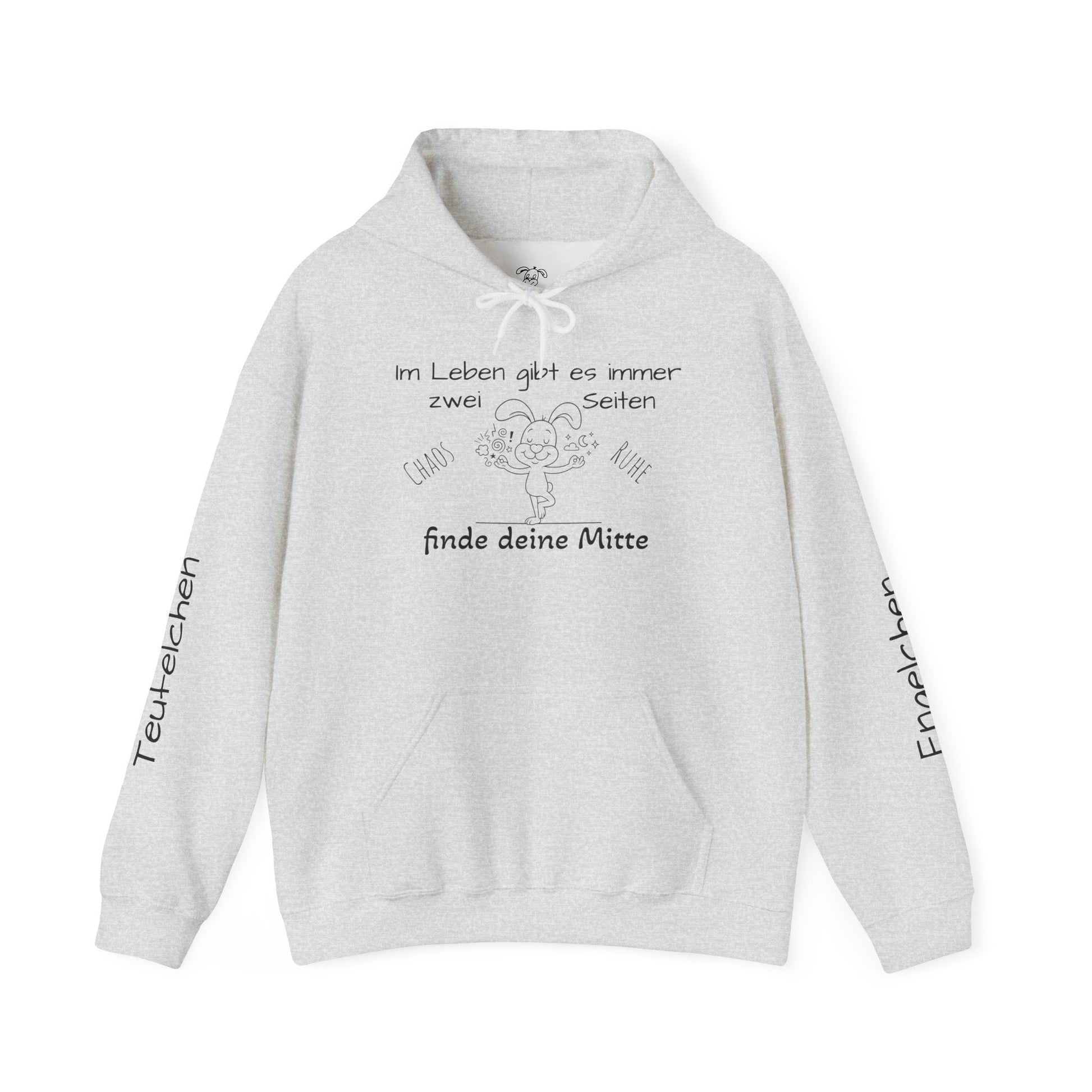 Unisex Kapuzenpullover, Polihase Motivation finde deine Mitte