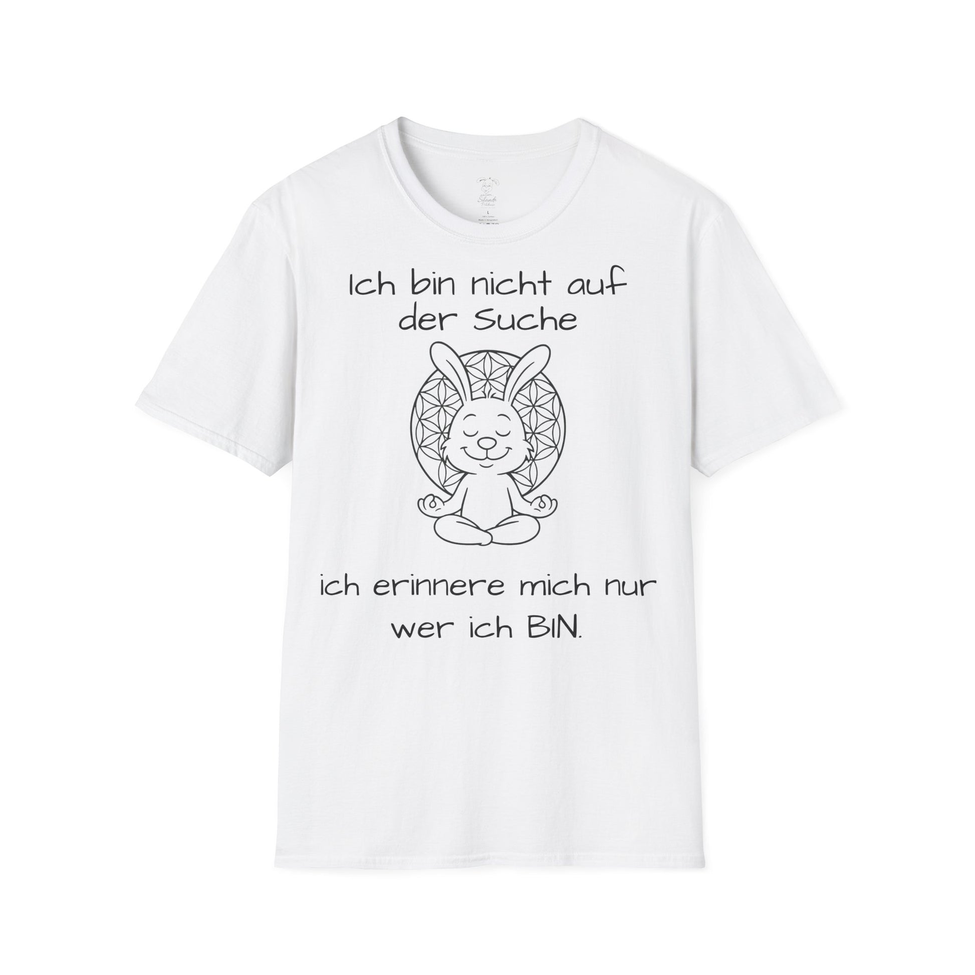 Polihase nicht auf der Suche, Spirituell lustiger Polihase Unisex Softstyle T-Shirt, für Sie und Ihn