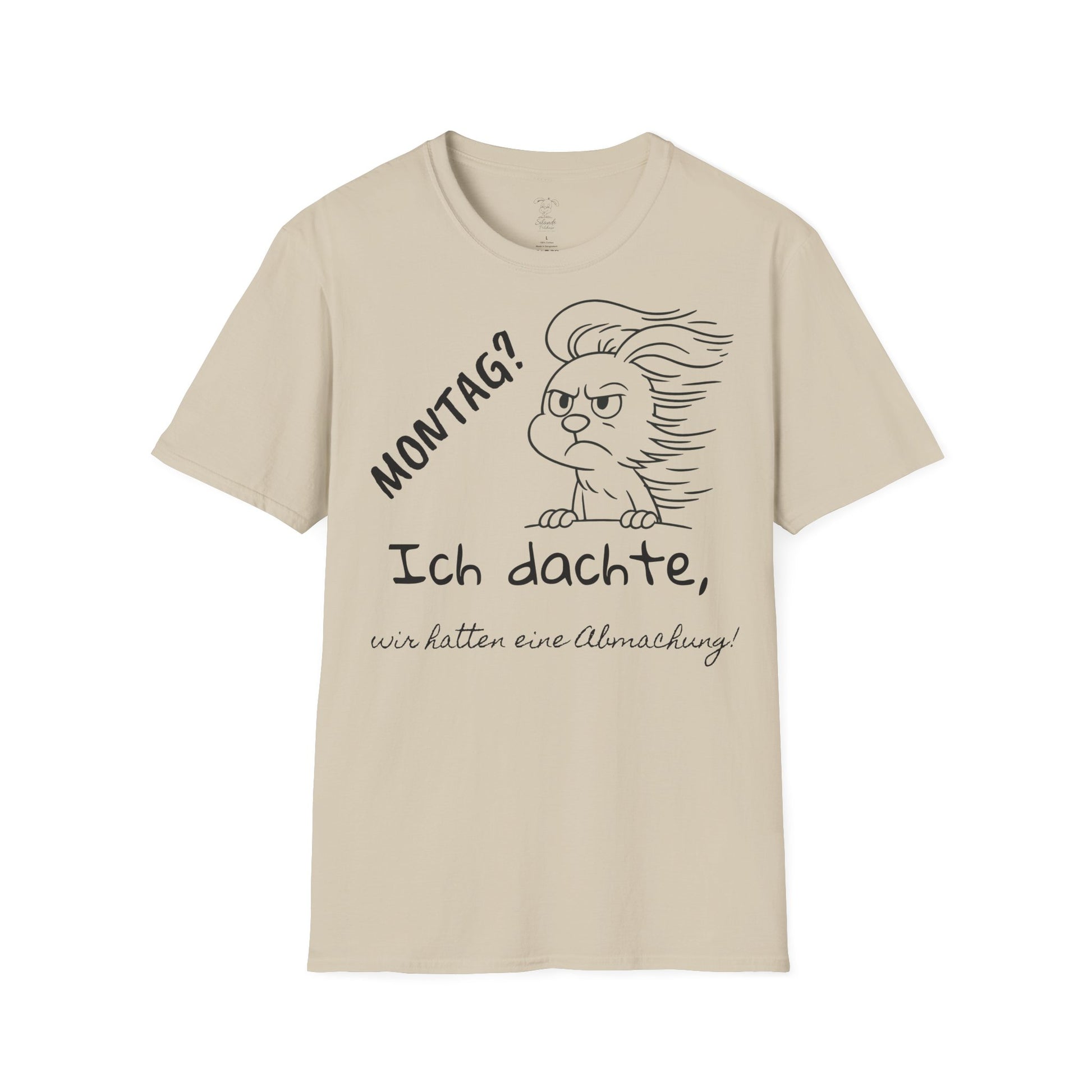 Unisex Softstyle T-Shirt, für Sie und Ihn, Polihase, Montag? Wir hatten eine Abmachung