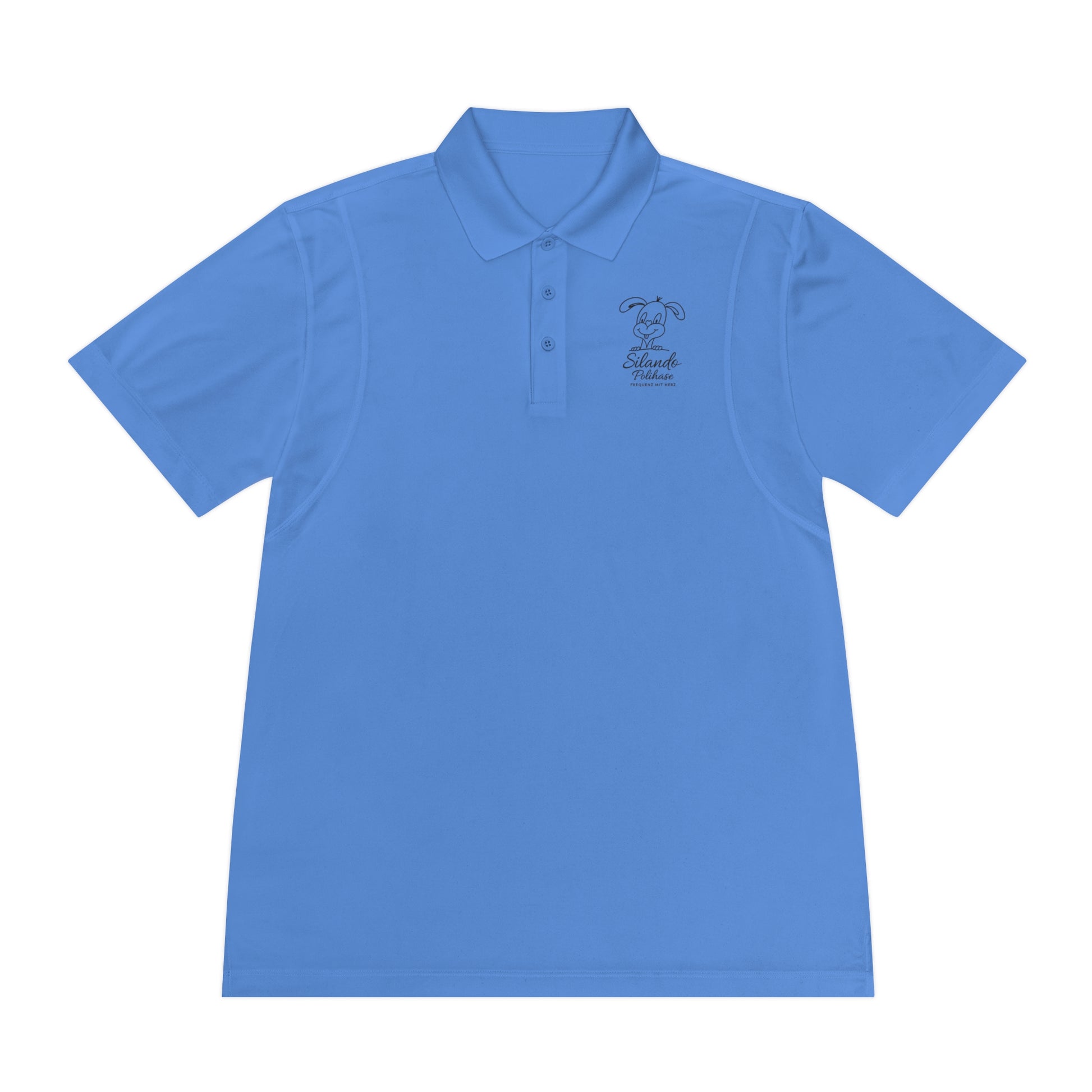 Golfer Polo Shirt, Der Weg zum nächsten Loch, Golf Sport Polo Shirt mit Motivierendem Polihasen