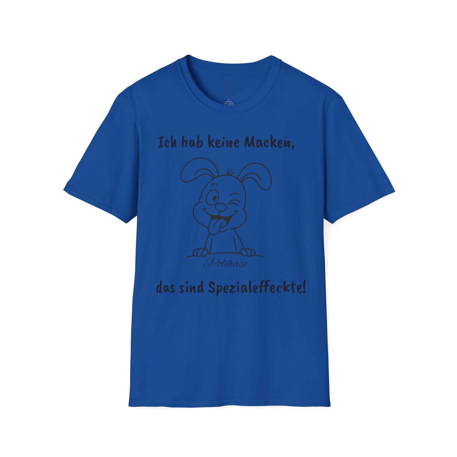 Polihase mit Spezialeffeckte Unisex Softstyle T-Shirt, für Sie und Ihn