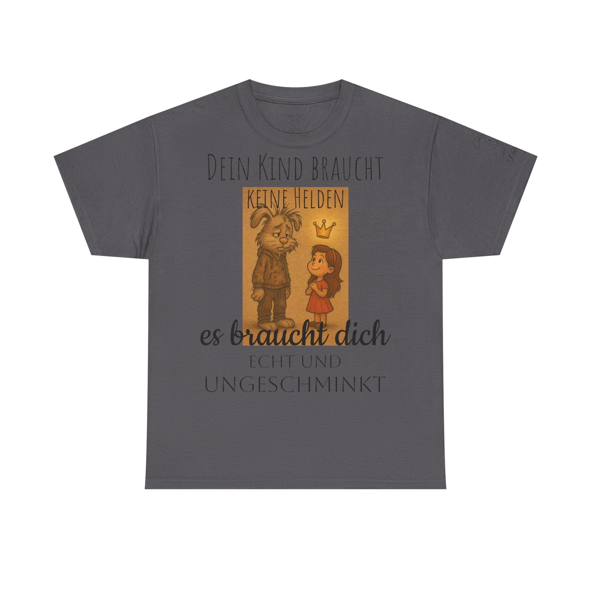 Herzerwärmendes Polihasen Baumwoll-T-Shirt, für Eltern