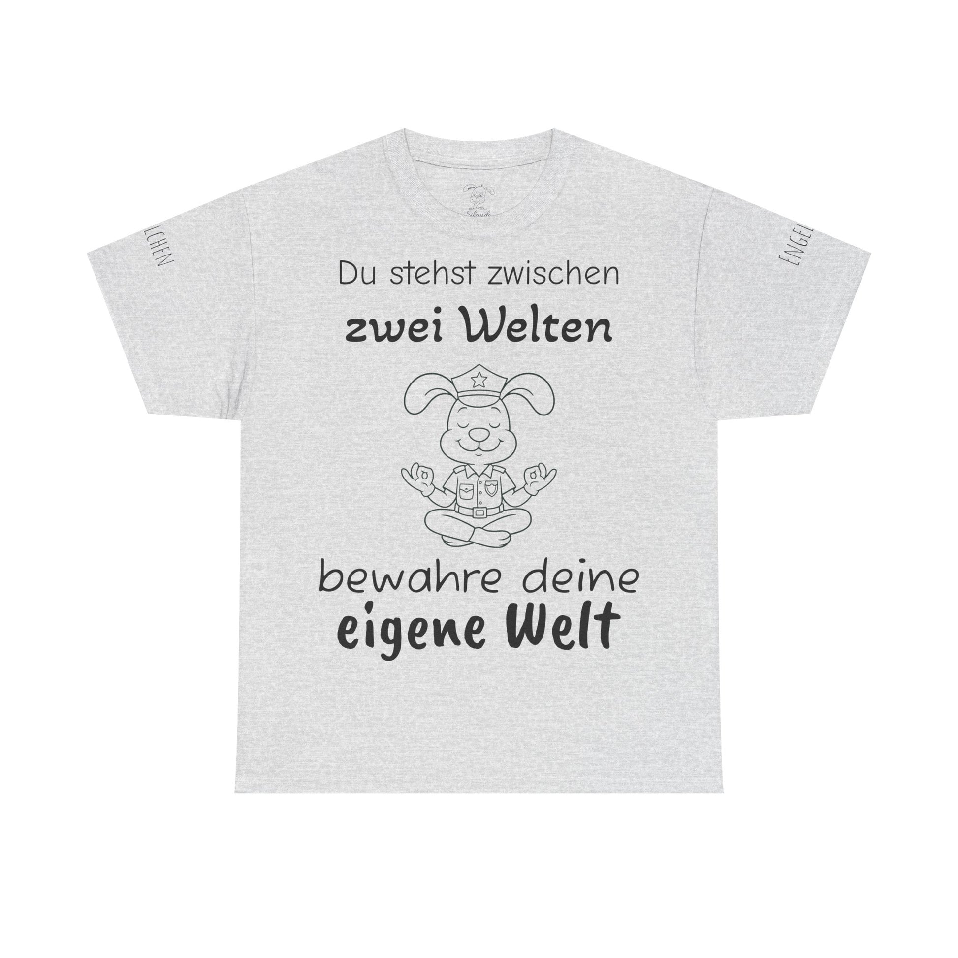 Meditativer Zen Polizei Polihase, Zwischen zwei Welten, Unisex Heavy Cotton Tee,