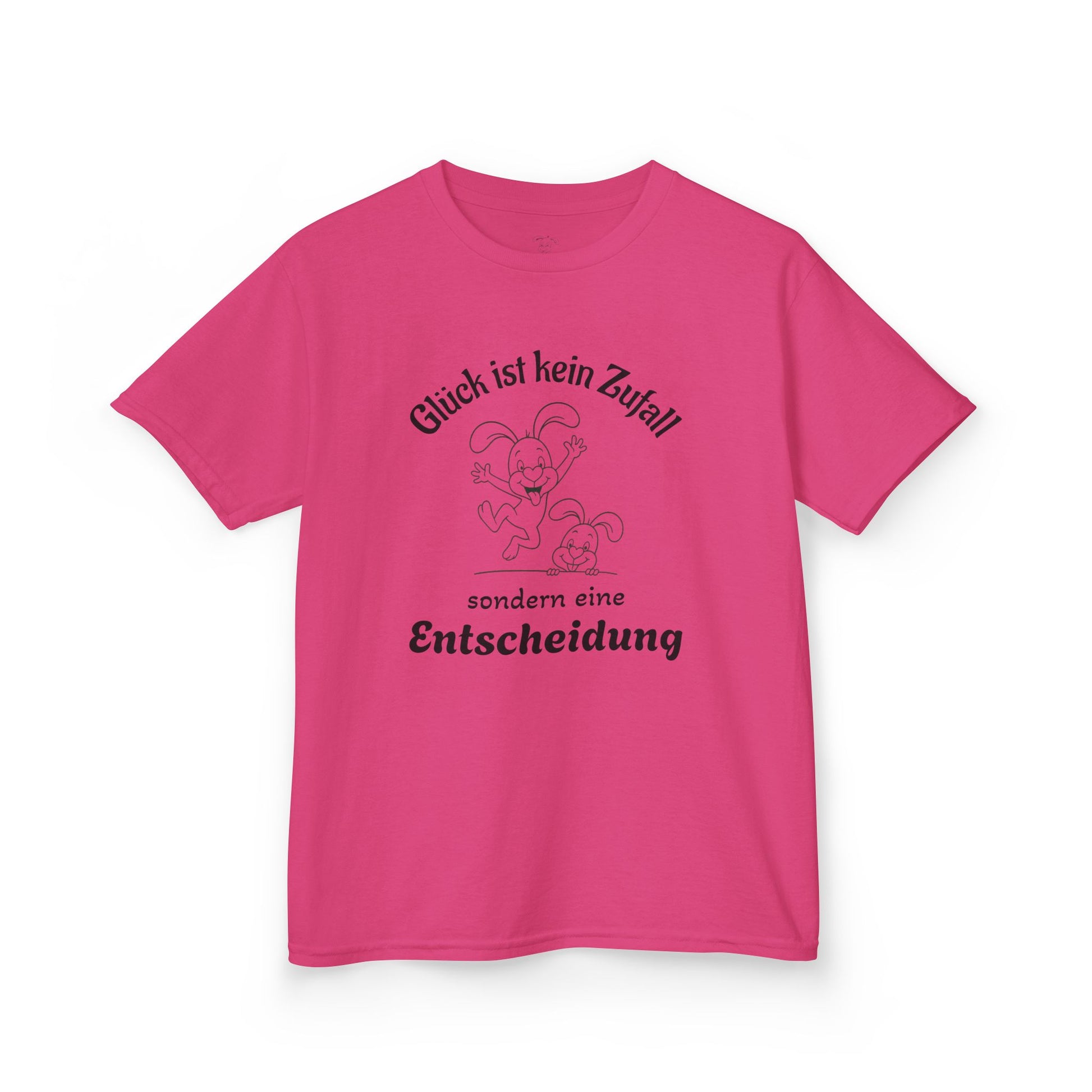 Whimsical Kids Tee - "Glück ist kein Zufall sondern eine Entscheidung" - Perfect for Playtime,