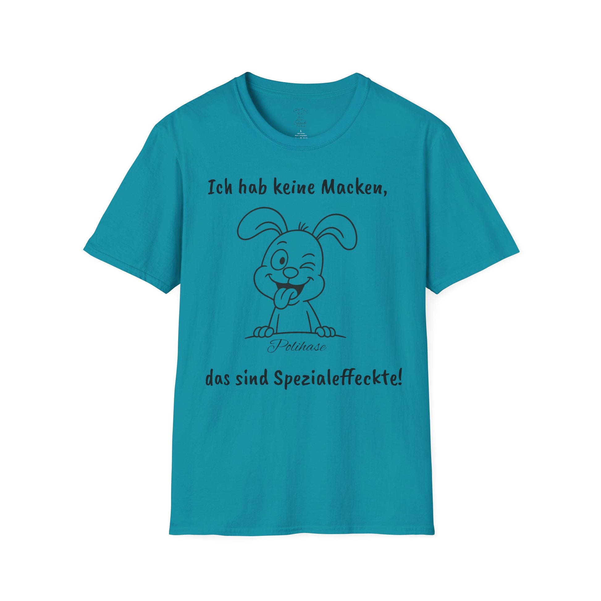 Polihase mit Spezialeffeckte Unisex Softstyle T-Shirt, für Sie und Ihn