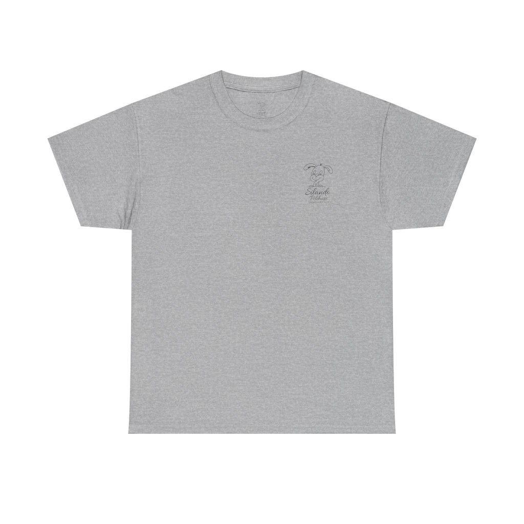 Unisex Shirt aus starker Baumwolle Polihase im Gleichgewicht, für groß und klein