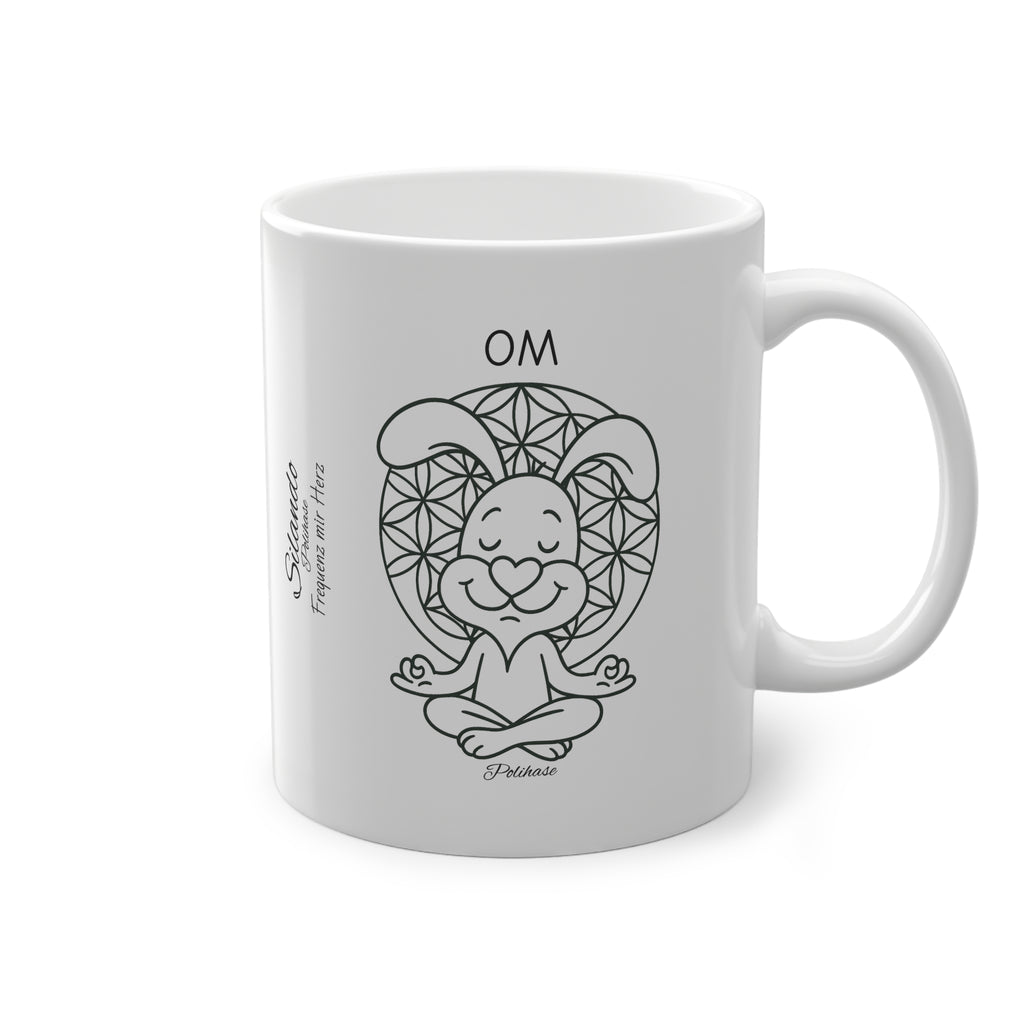 Kaffeetasse für Morgenmuffel, Lustiges Polihase Motiv, Geschenk für Freunde, Humortasse für Kaffeeliebhaber,