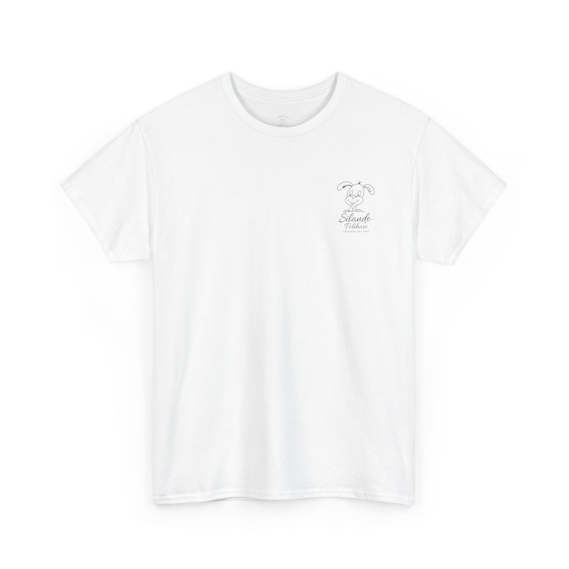 Unisex Shirt aus starker Baumwolle Polihase im Gleichgewicht, für groß und klein