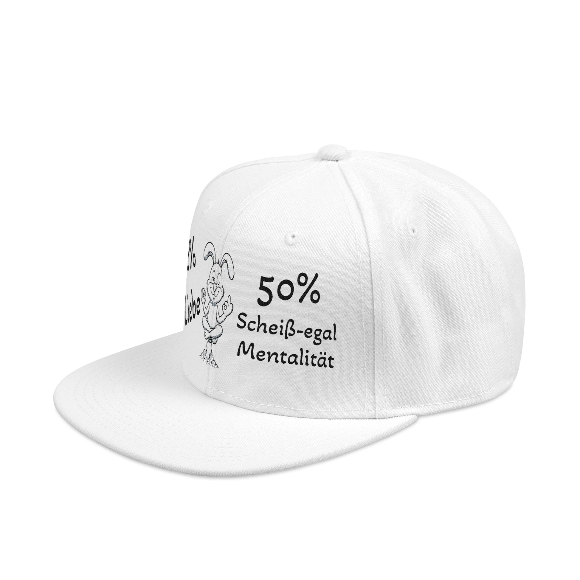 Coole Sommer Cappy 50% Liebe und 50% Scheiss-egal, für Sie und Ihn