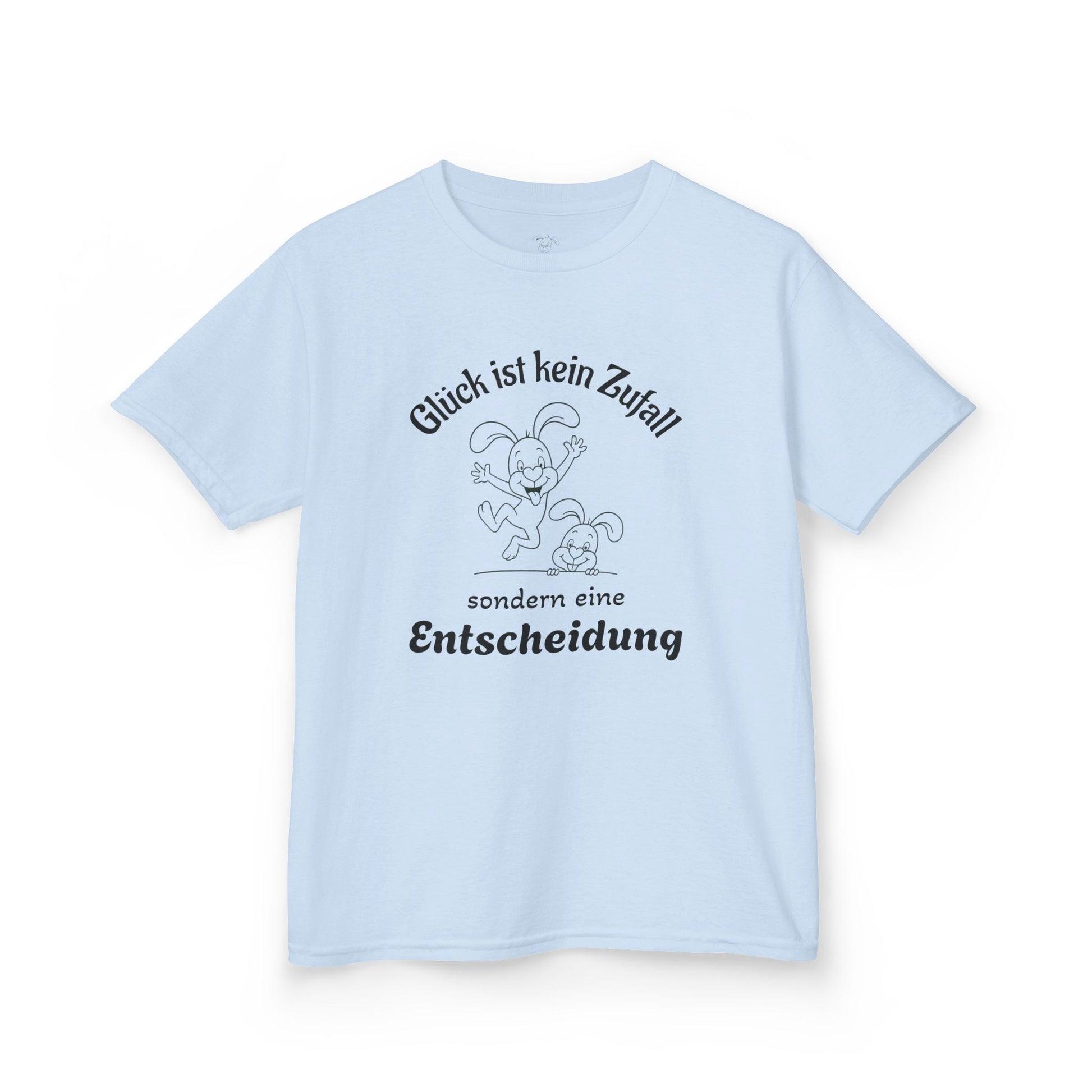 Whimsical Kids Tee - "Glück ist kein Zufall sondern eine Entscheidung" - Perfect for Playtime,
