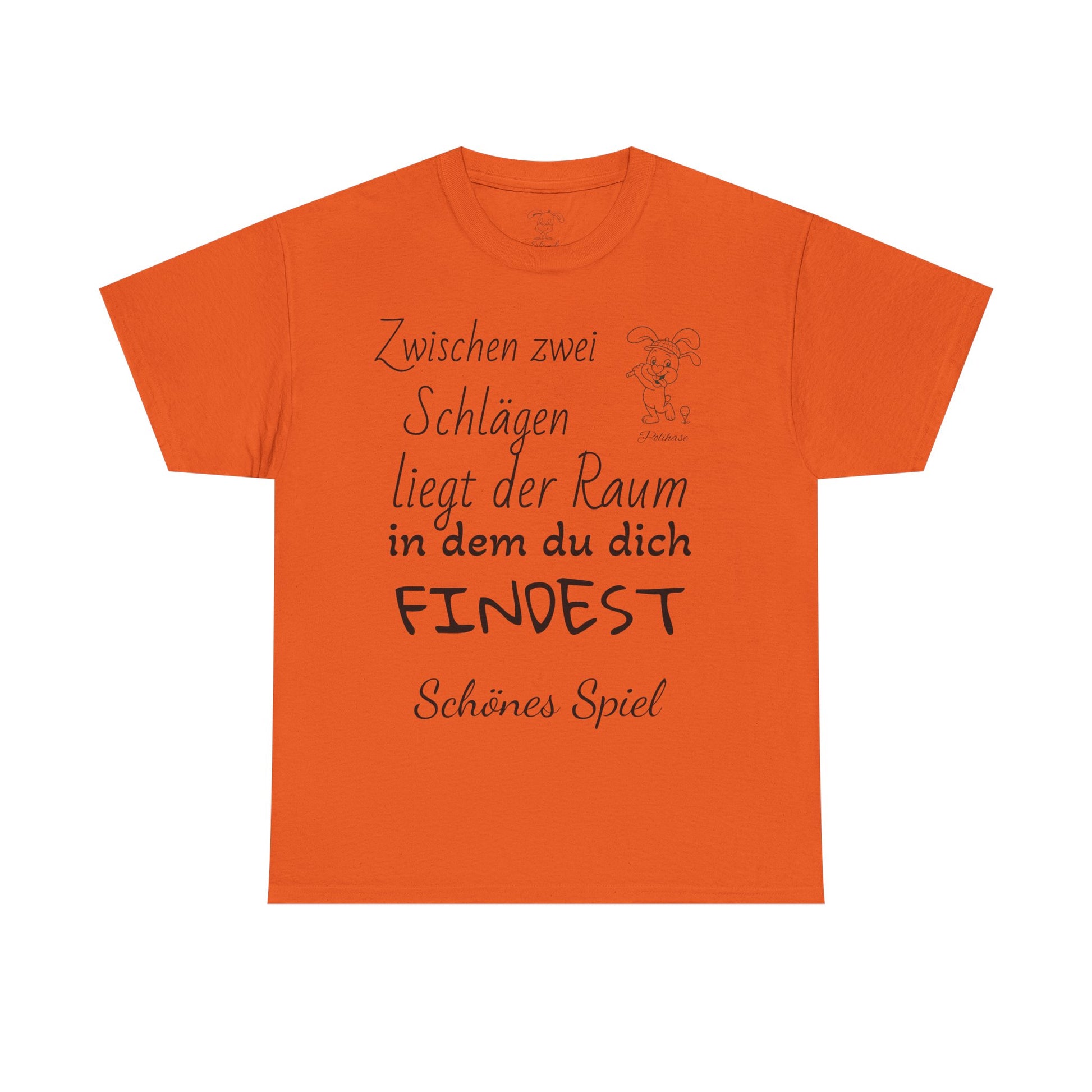 Baumwoll-T-Shirt, Polihase Golfer Shirt, zwischen zwei Schlägen, Motivierend und Inspirierend für Sie und Ihn