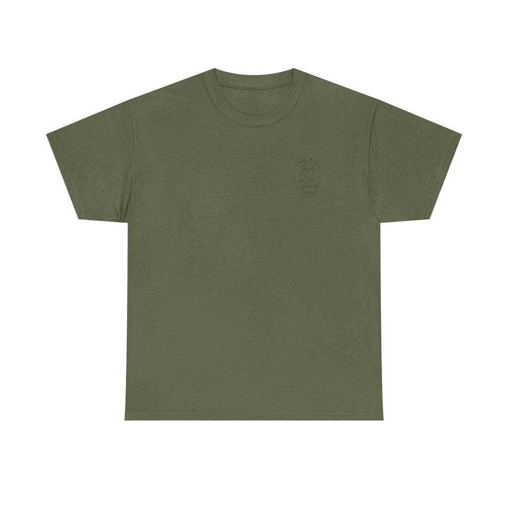 Unisex Shirt aus starker Baumwolle Polihase im Gleichgewicht, für groß und klein