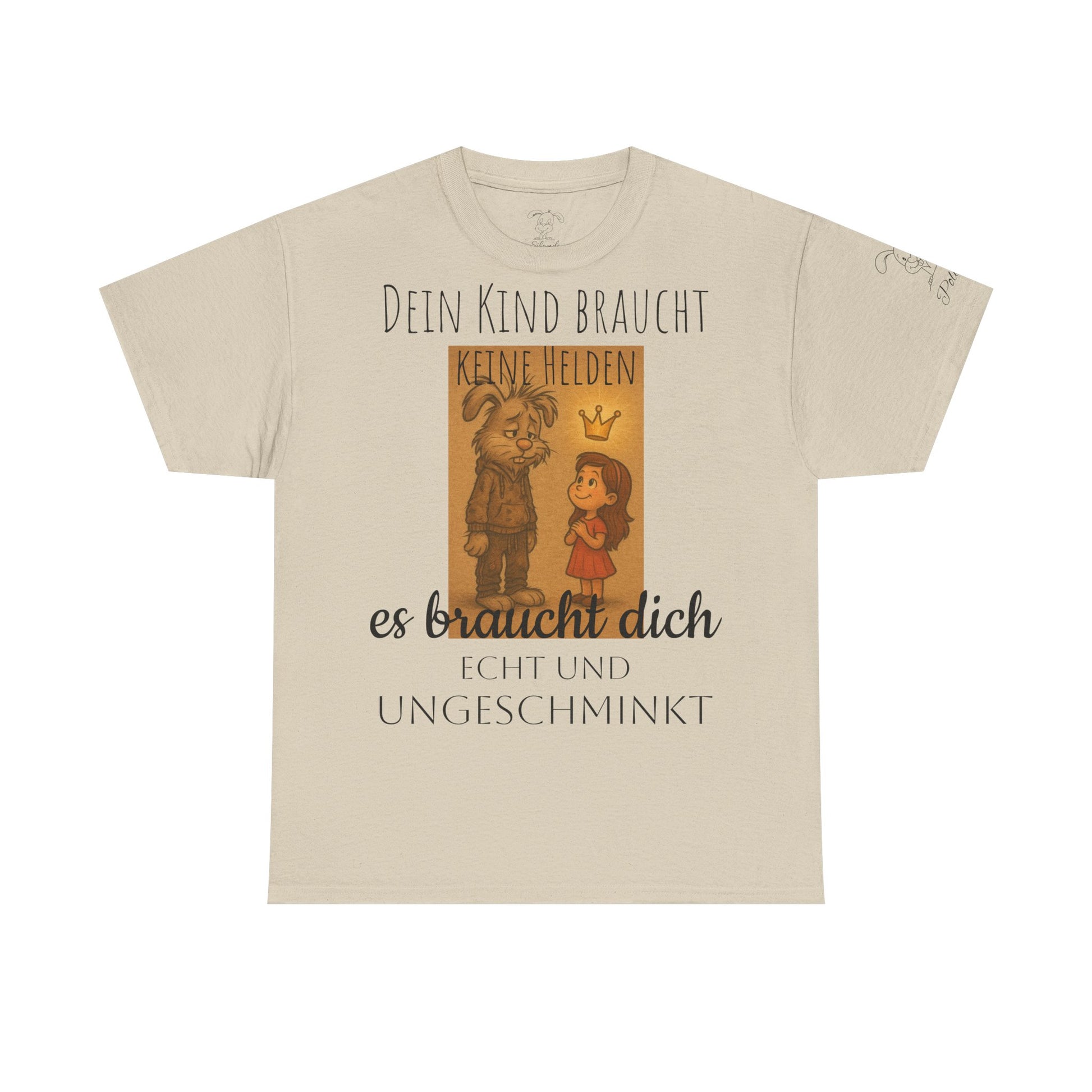 Herzerwärmendes Polihasen Baumwoll-T-Shirt, für Eltern