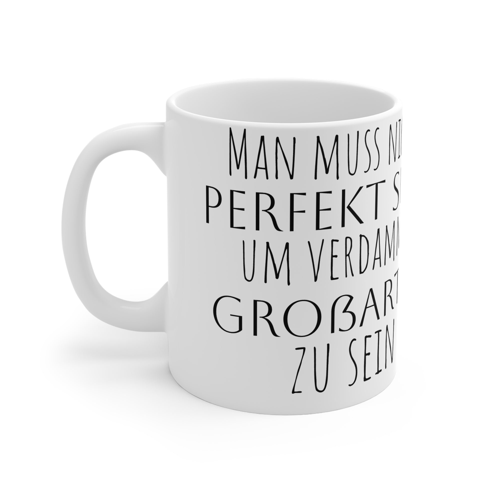 Niedliche Keramiktasse mit Motivation – Polihase mit Herzfrequenz,