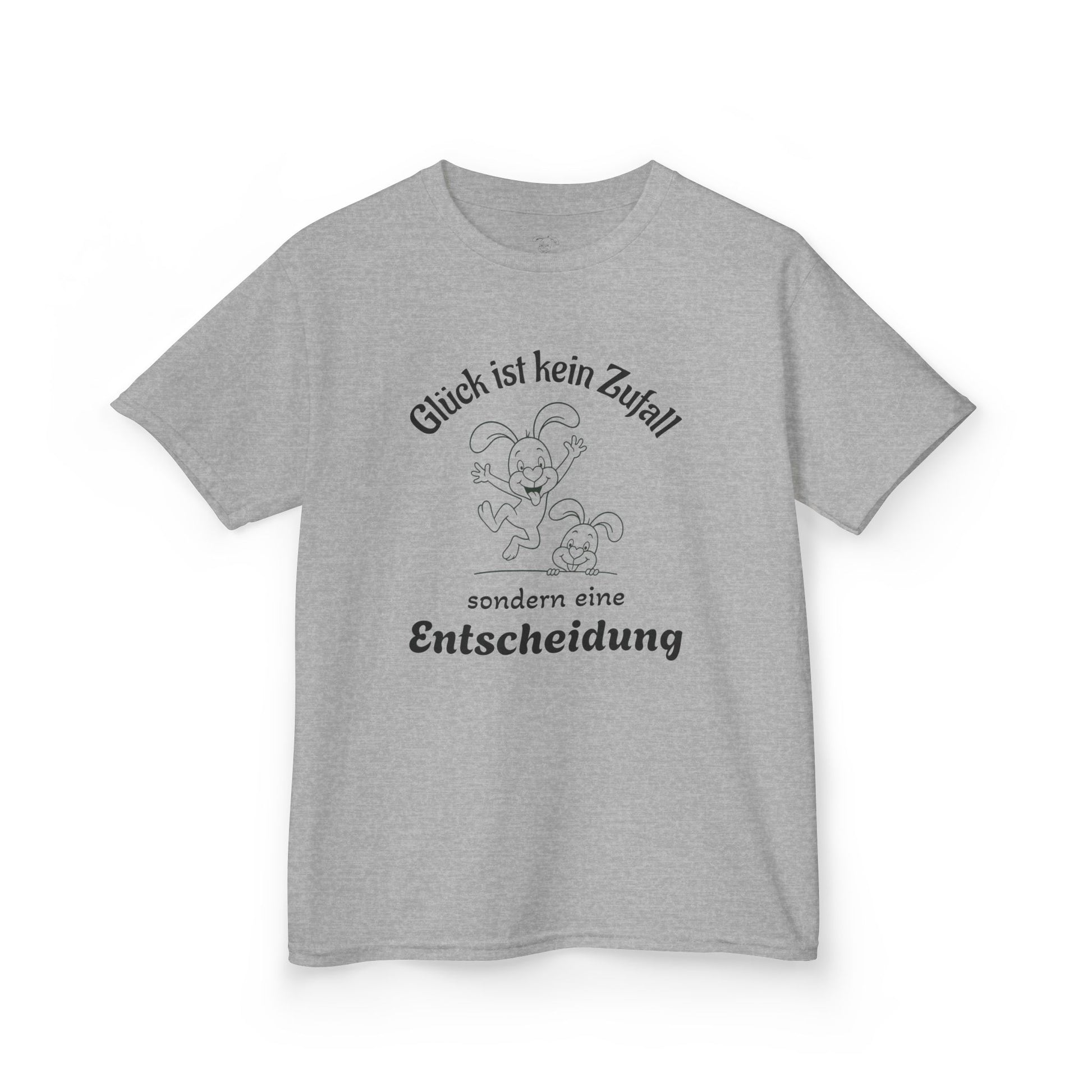 Whimsical Kids Tee - "Glück ist kein Zufall sondern eine Entscheidung" - Perfect for Playtime,