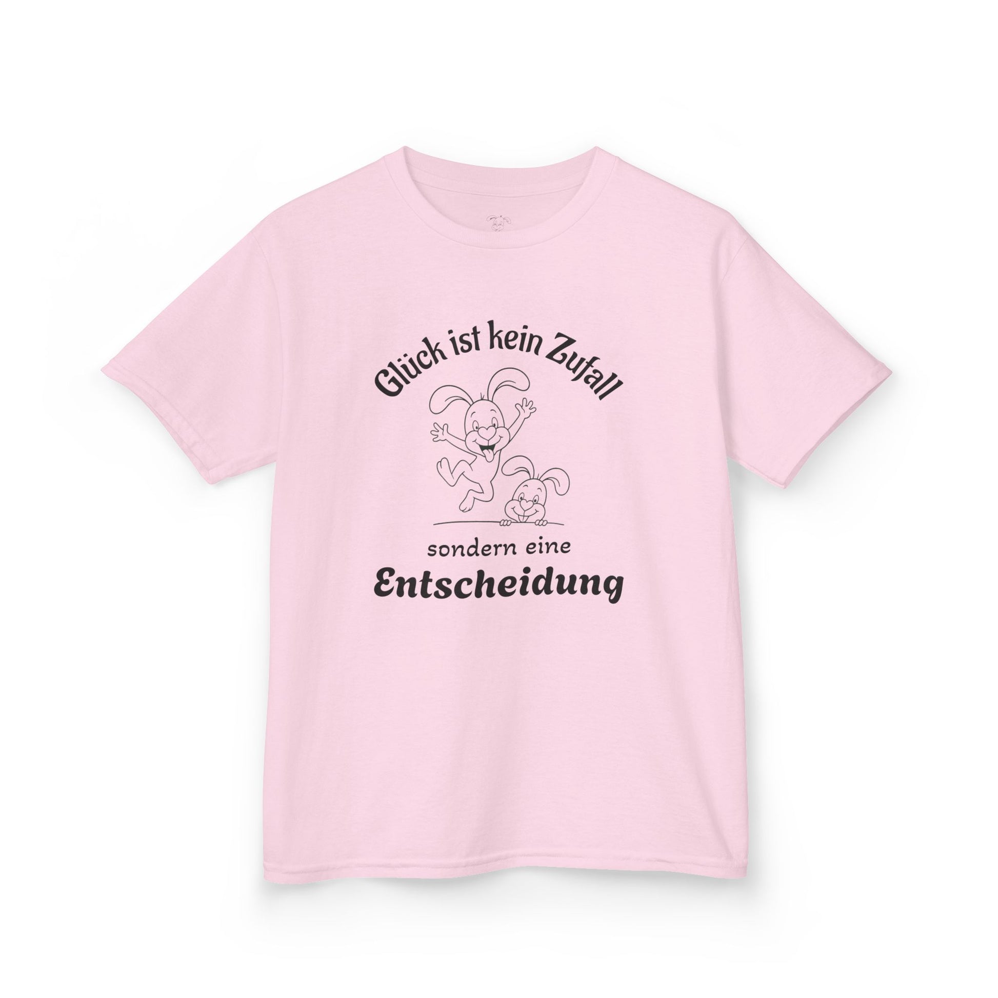 Whimsical Kids Tee - "Glück ist kein Zufall sondern eine Entscheidung" - Perfect for Playtime,