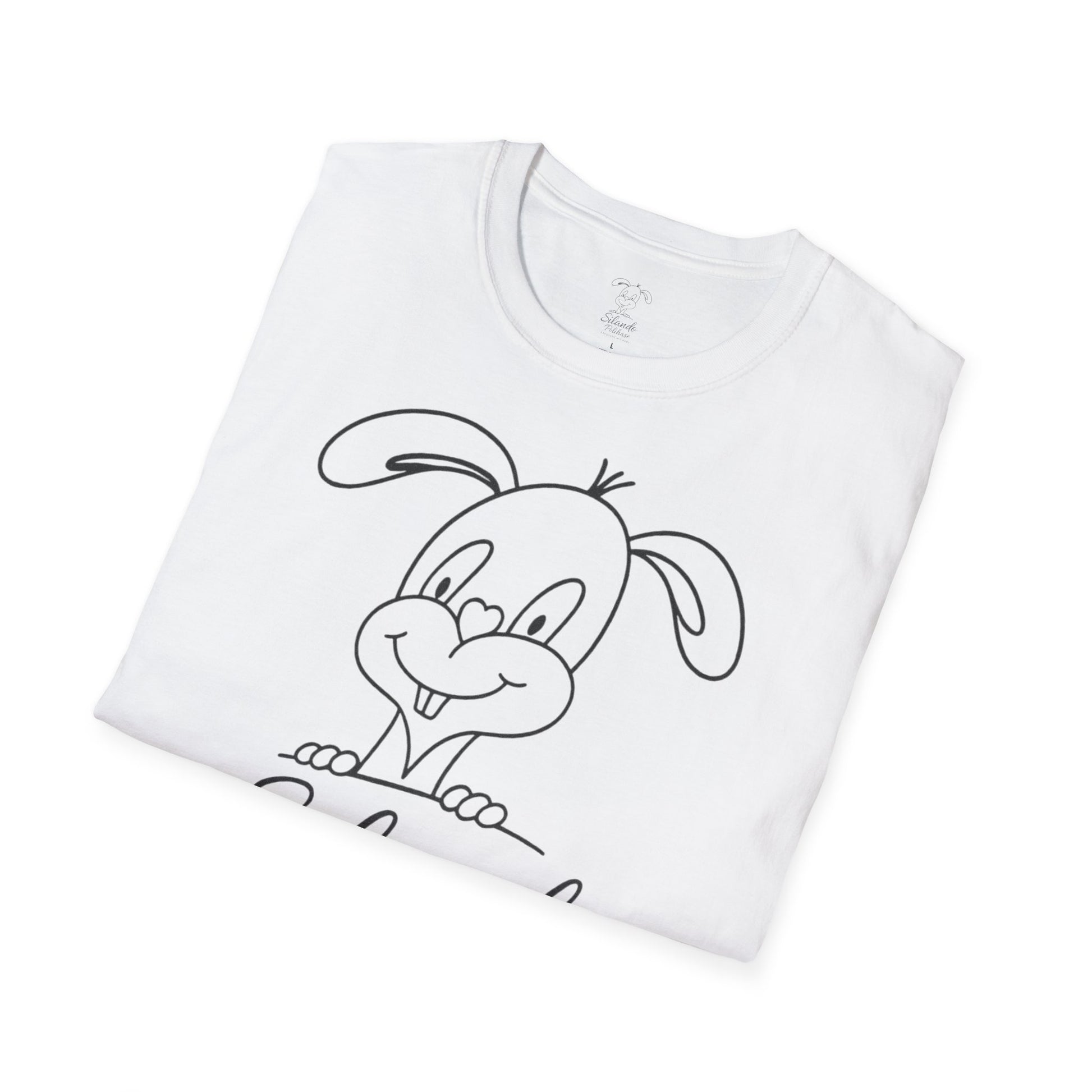Baumwoll-T-Shirt, lustiges Polihasen Original T-Shirt für Kinder und Erwachsene,