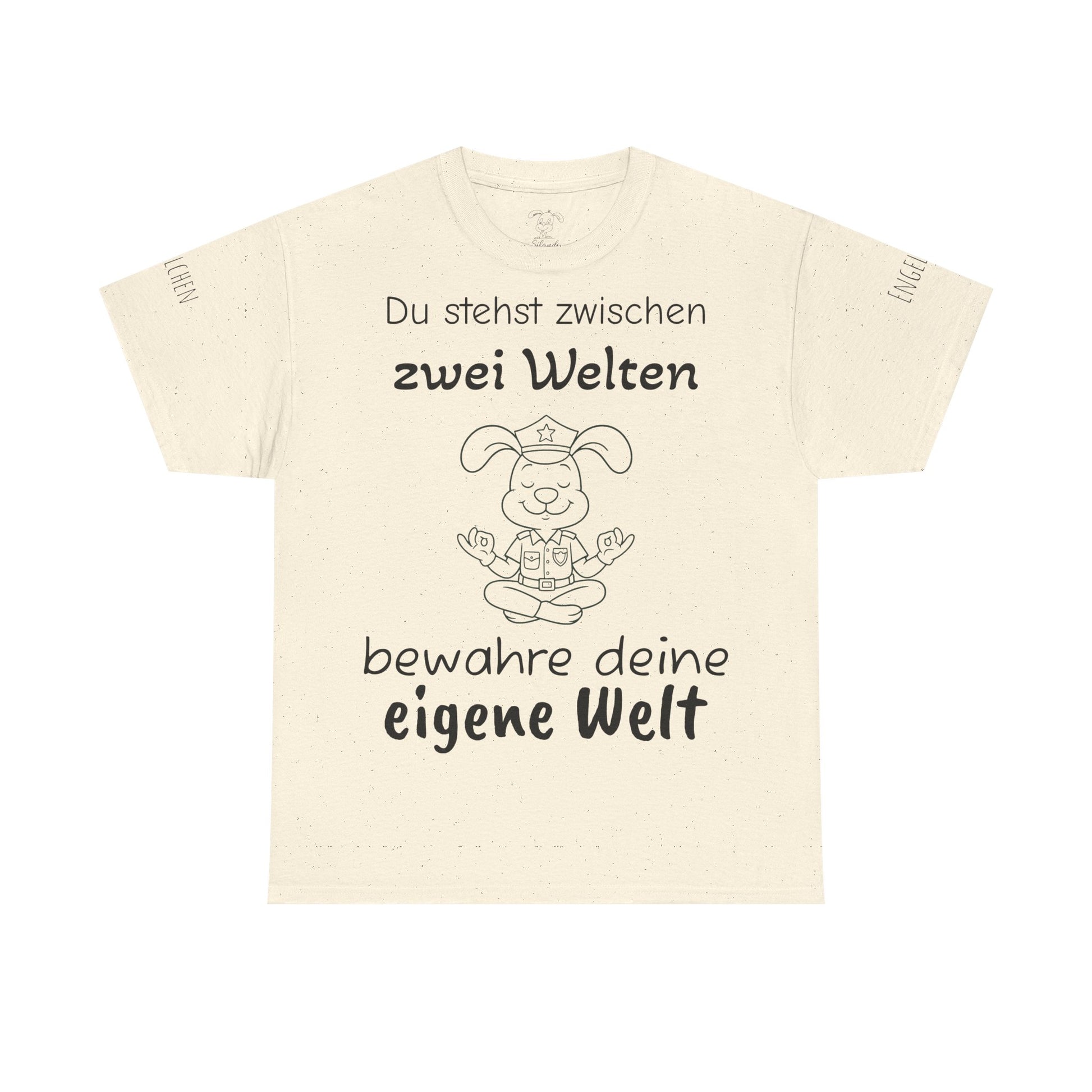 Meditativer Zen Polizei Polihase, Zwischen zwei Welten, Unisex Heavy Cotton Tee,