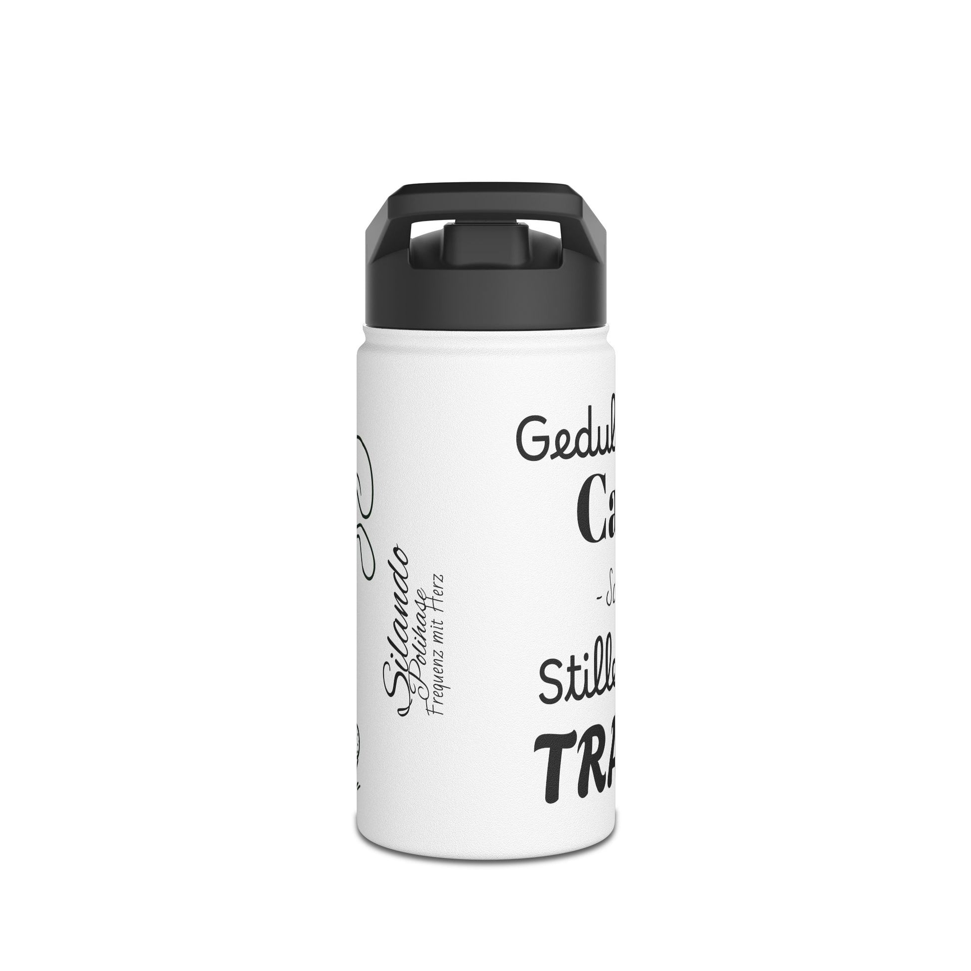 Trinkflasche für Golf-Liebhaber ,Edelstahl-Wasserflasche mit lustigen Polihase Designs, motivierender Getränkebehälter