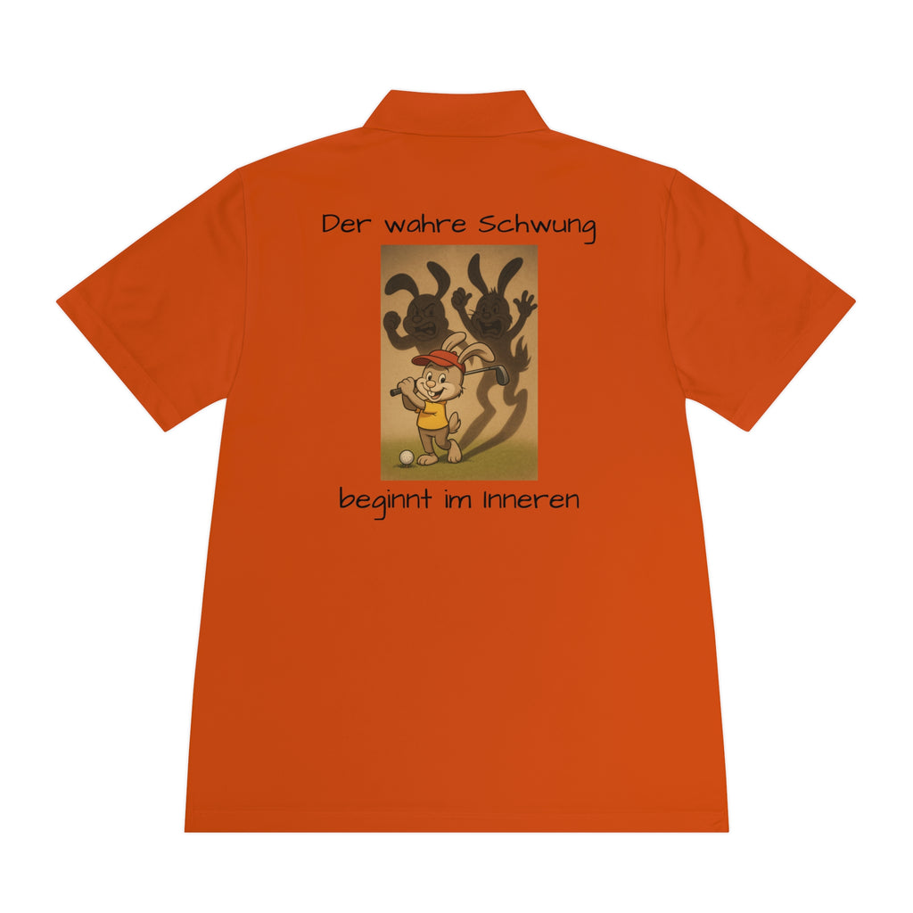 Golf Polo Shirt, Polihase der Golfer, der Schwung beginnt im Inneren,