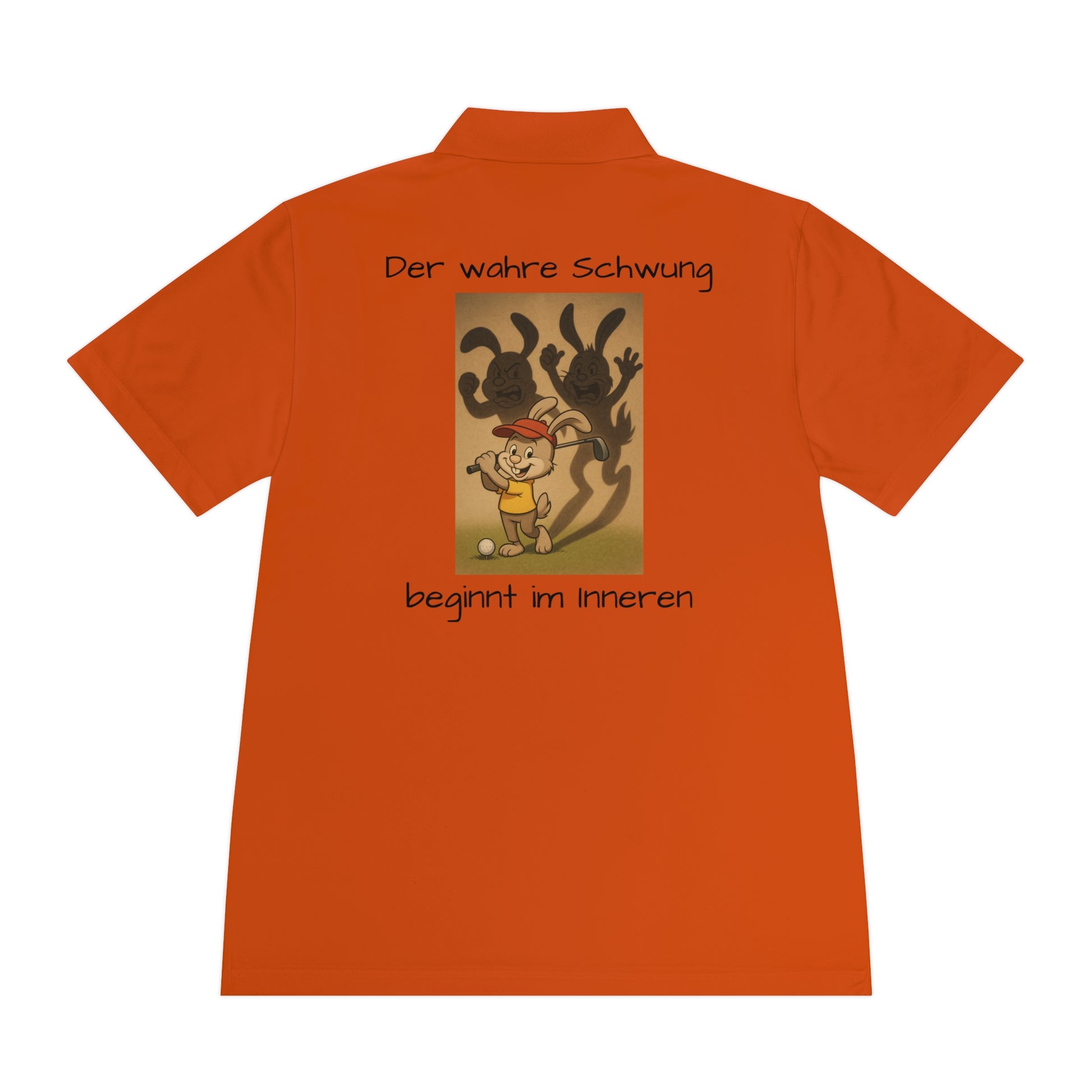 Golf Polo Shirt, Polihase der Golfer, der Schwung beginnt im Inneren,