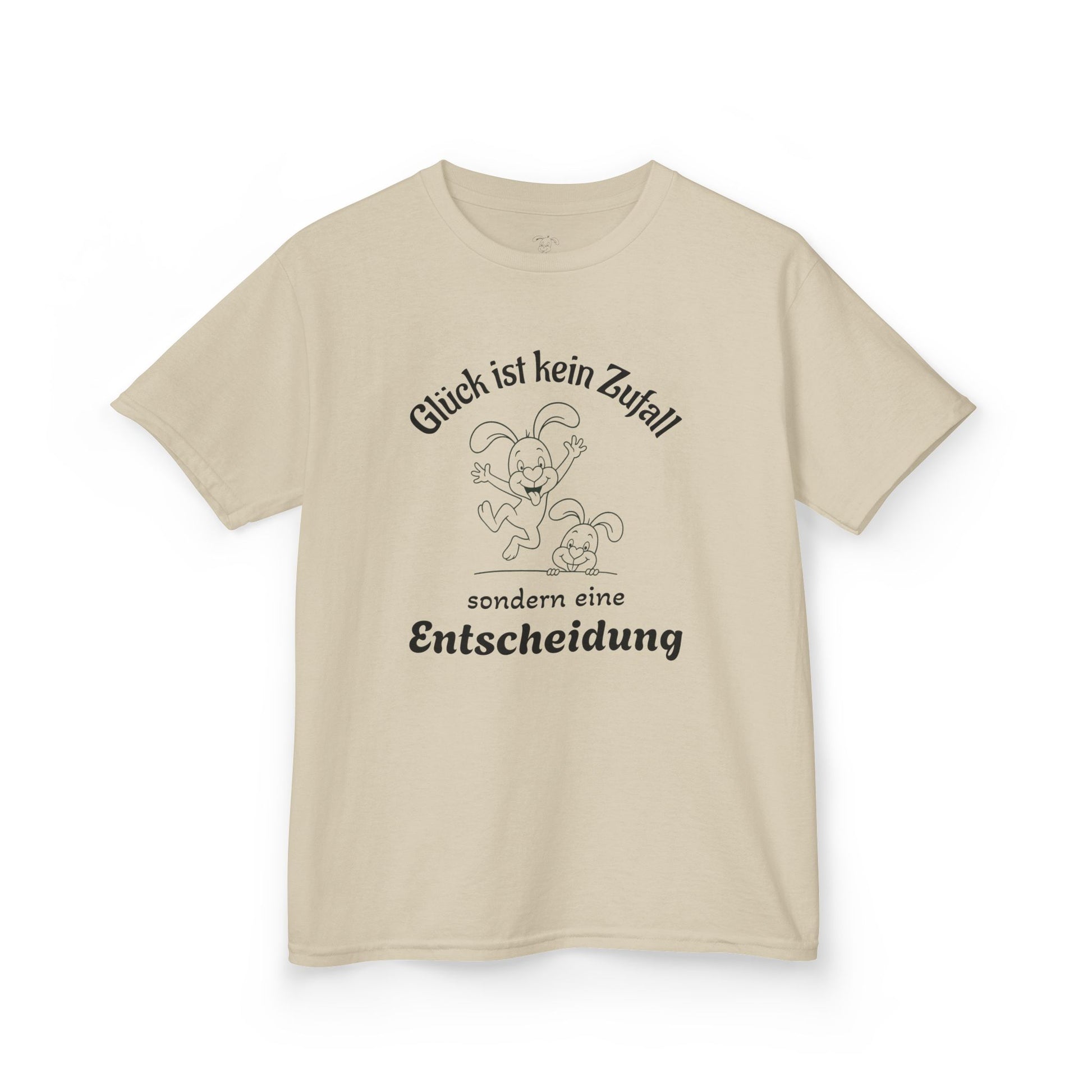 Whimsical Kids Tee - "Glück ist kein Zufall sondern eine Entscheidung" - Perfect for Playtime,
