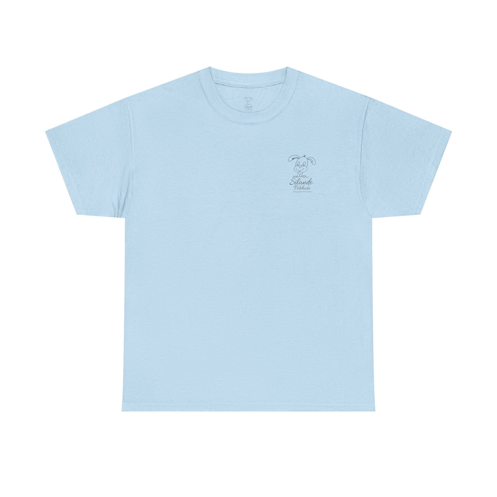 Unisex Shirt aus starker Baumwolle Polihase im Gleichgewicht, für groß und klein