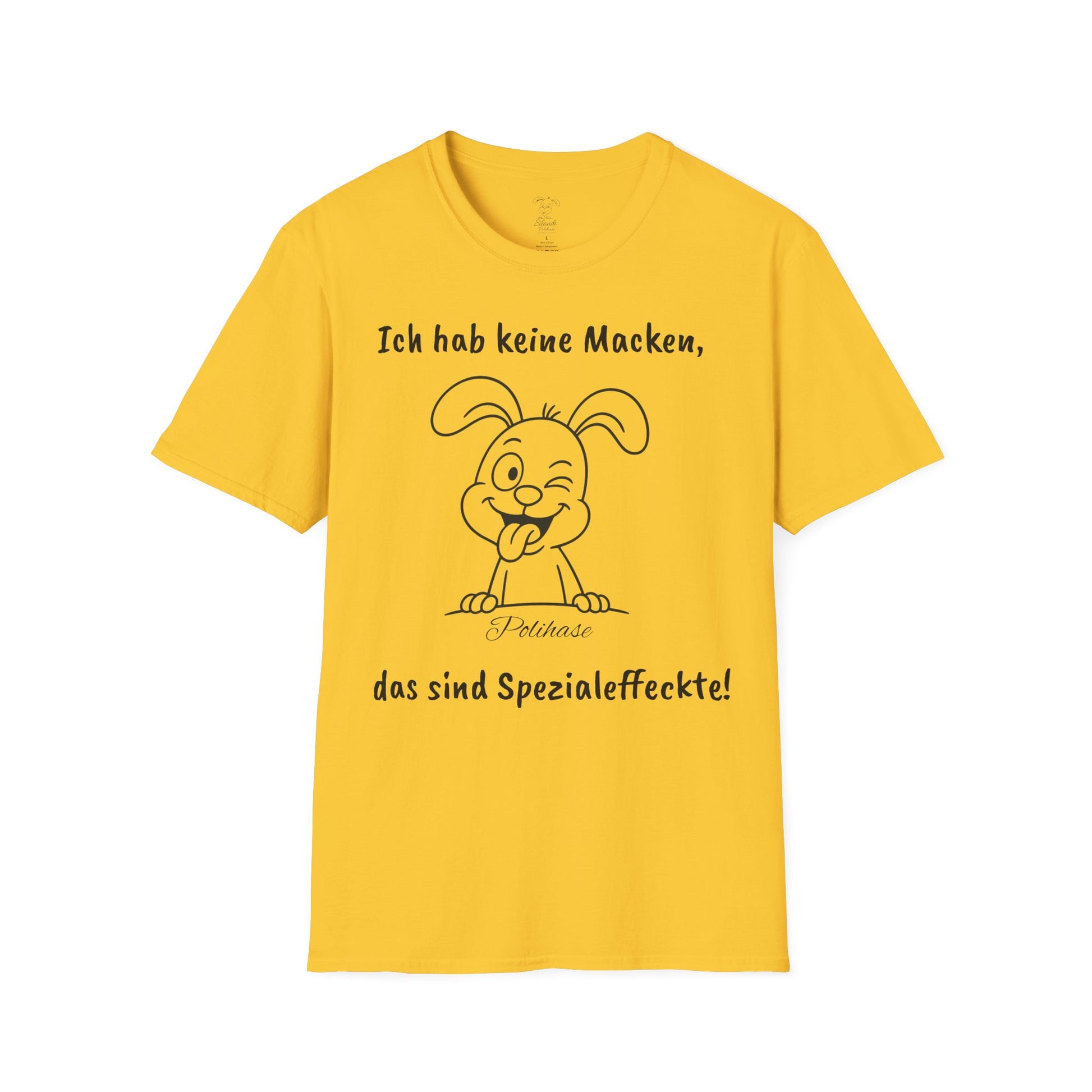Polihase mit Spezialeffeckte Unisex Softstyle T-Shirt, für Sie und Ihn