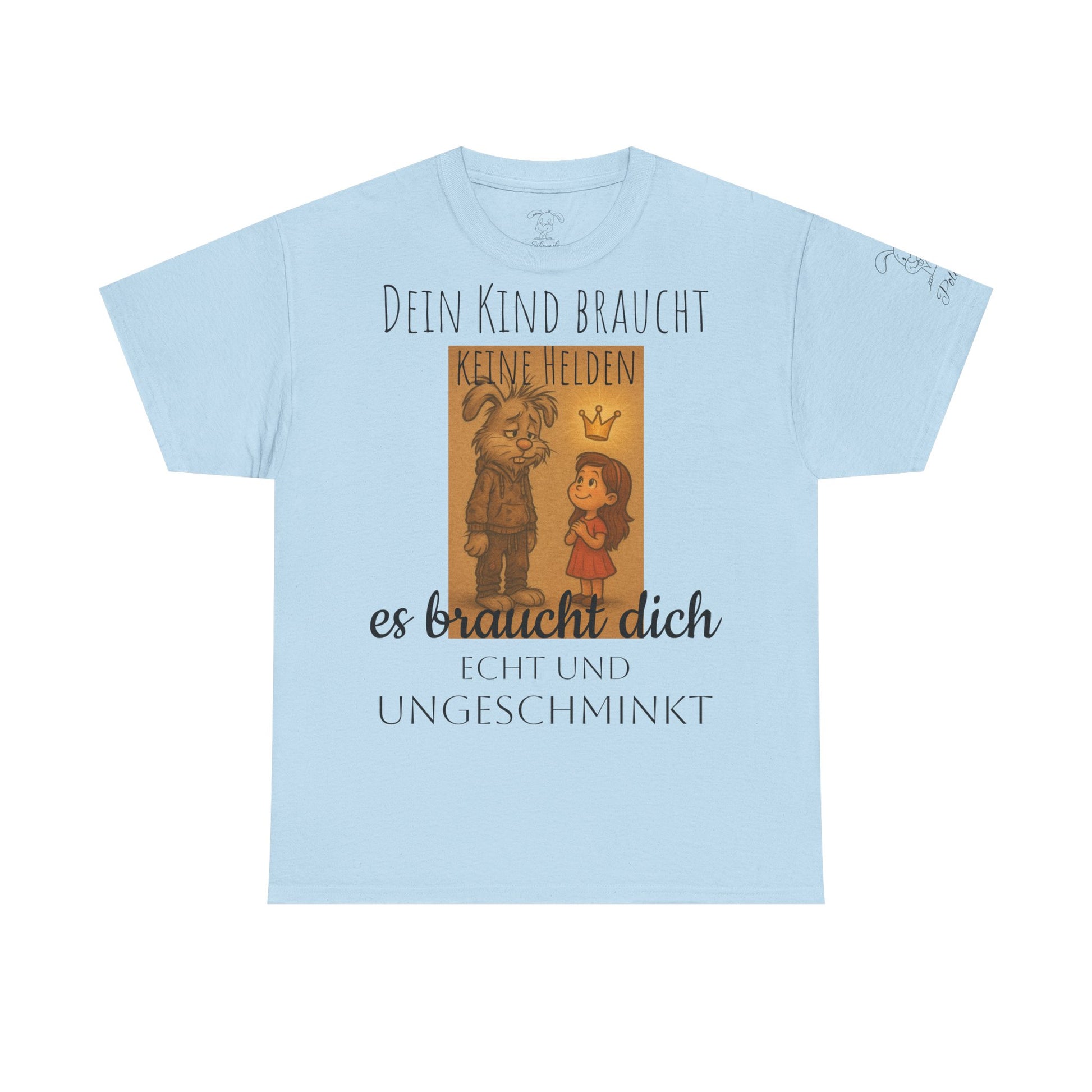 Herzerwärmendes Polihasen Baumwoll-T-Shirt, für Eltern