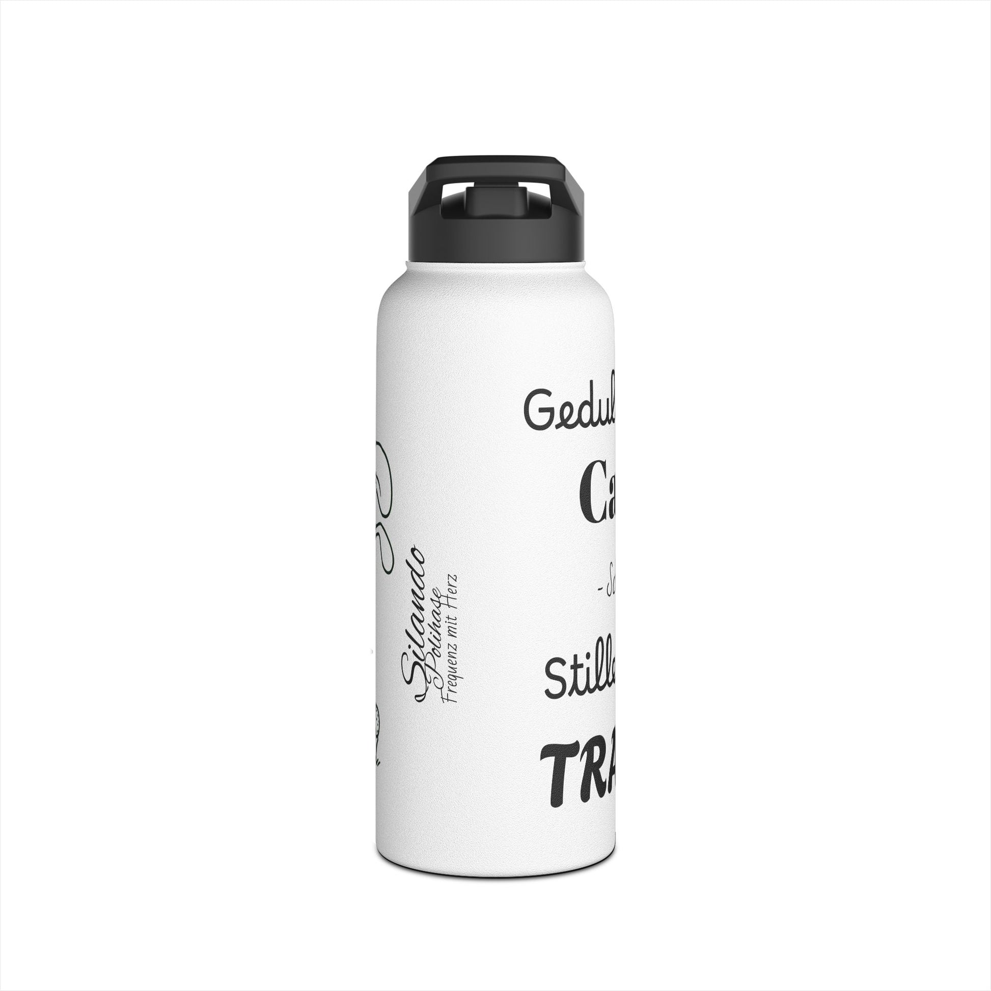 Trinkflasche für Golf-Liebhaber ,Edelstahl-Wasserflasche mit lustigen Polihase Designs, motivierender Getränkebehälter