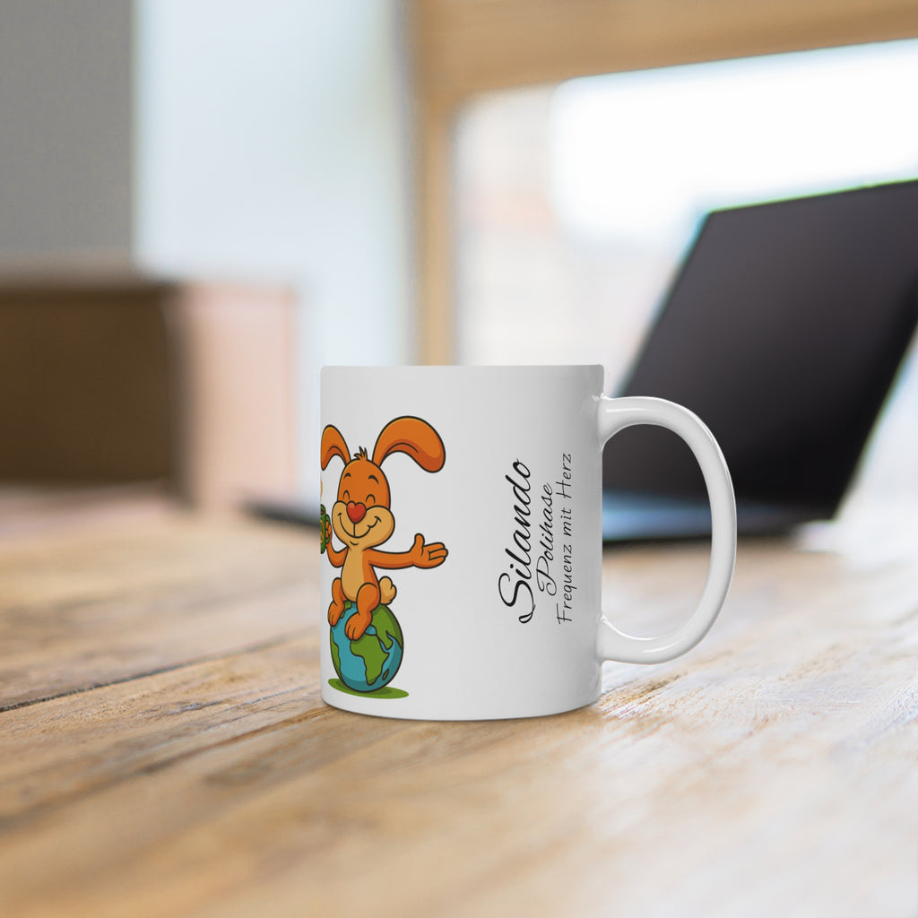 Süße -Kaffee-Keramik-Tasse, Polihase Koffein-Tasse zur Friedenserhaltung, umweltfreundlich