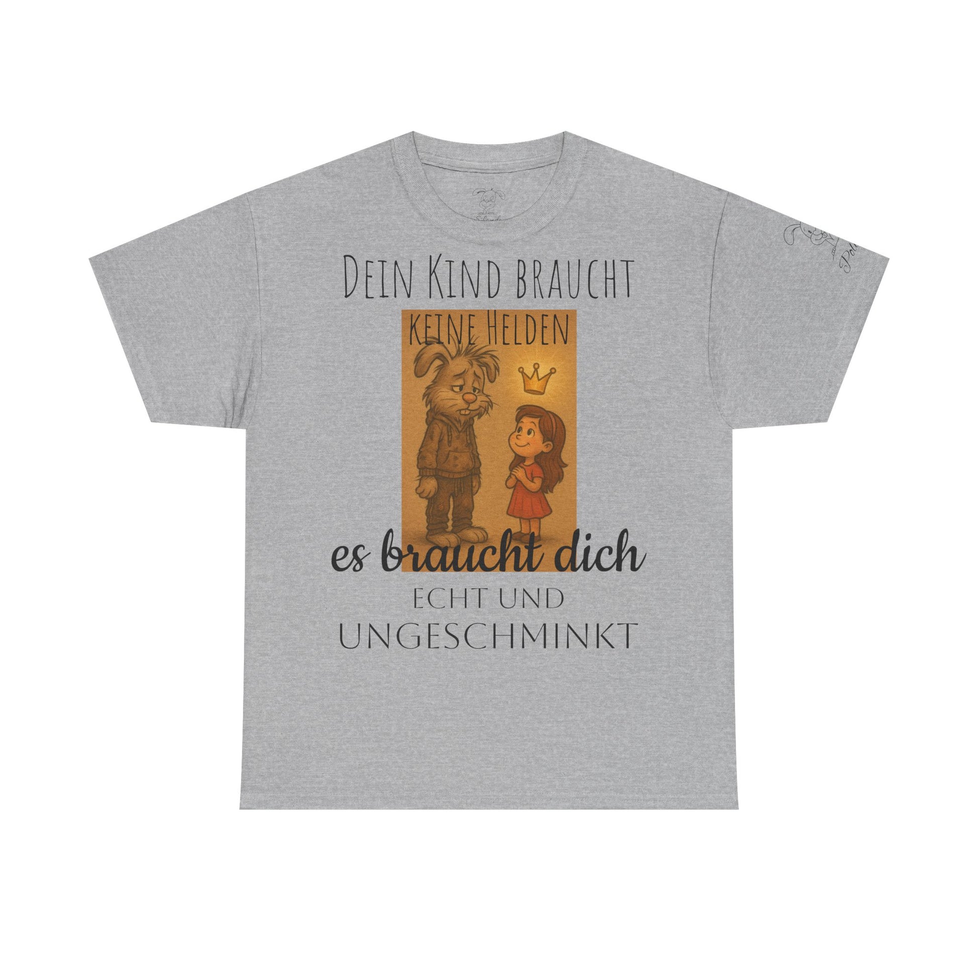 Herzerwärmendes Polihasen Baumwoll-T-Shirt, für Eltern