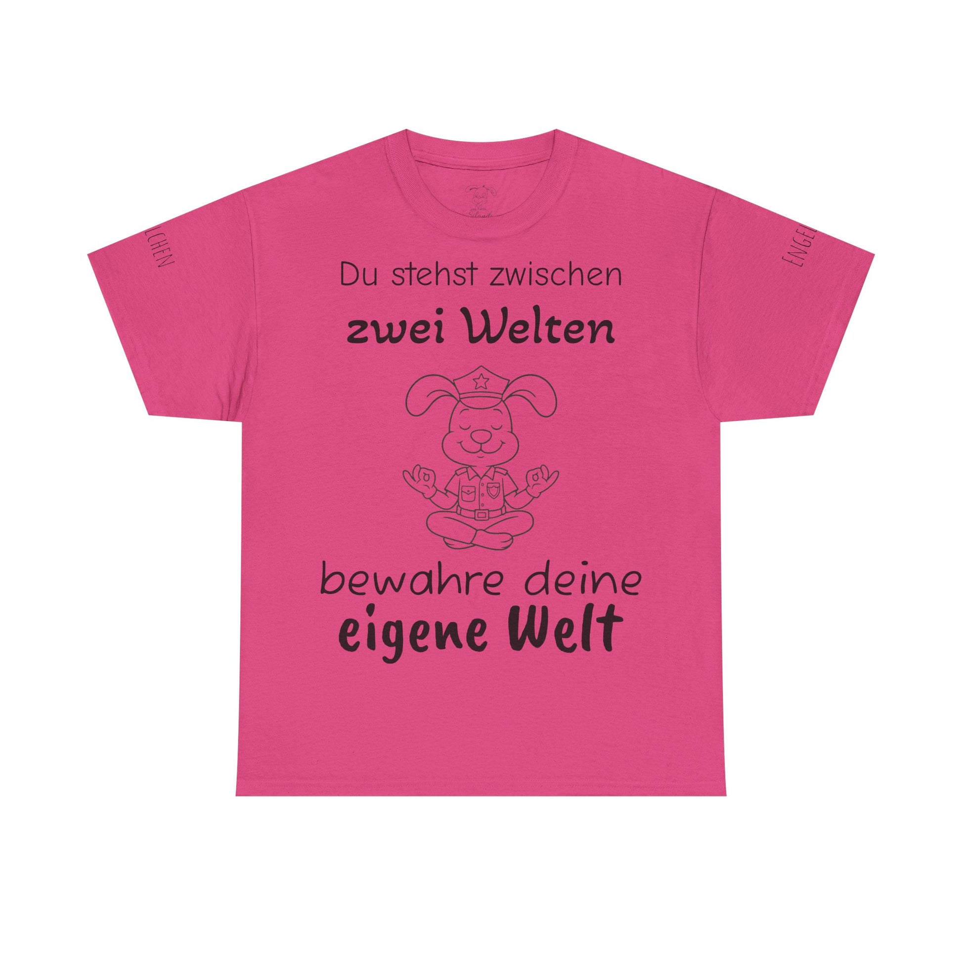 Meditativer Zen Polizei Polihase, Zwischen zwei Welten, Unisex Heavy Cotton Tee,