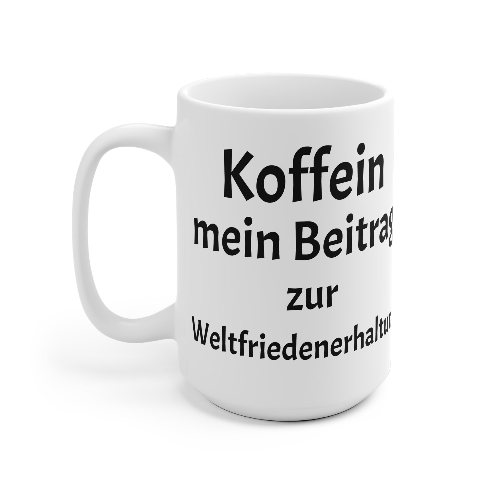 Süße -Kaffee-Keramik-Tasse, Polihase Koffein-Tasse zur Friedenserhaltung, umweltfreundlich