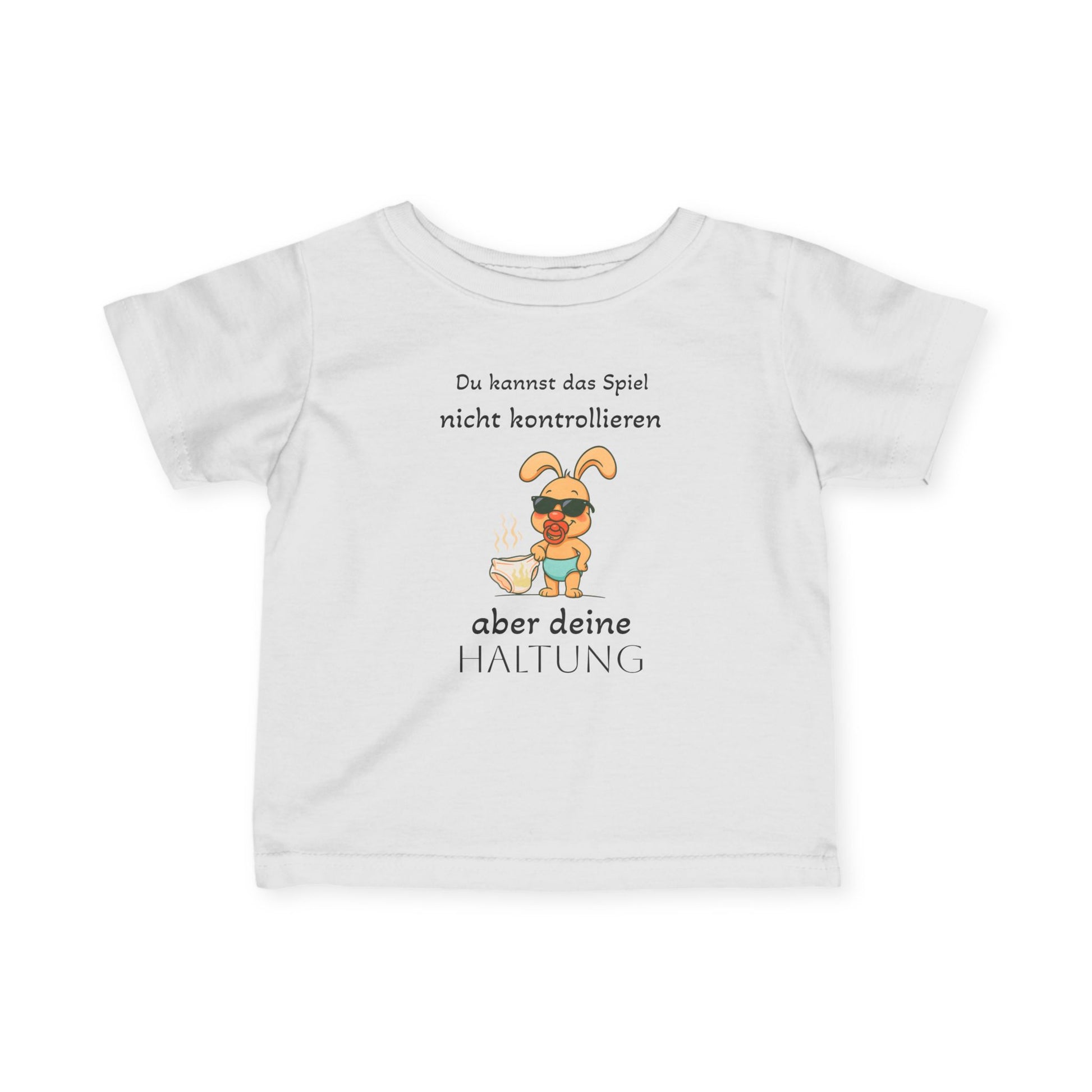 Baby Shirt, mit lustigen Polihase, du kannst das Spiel nicht kontrollieren,