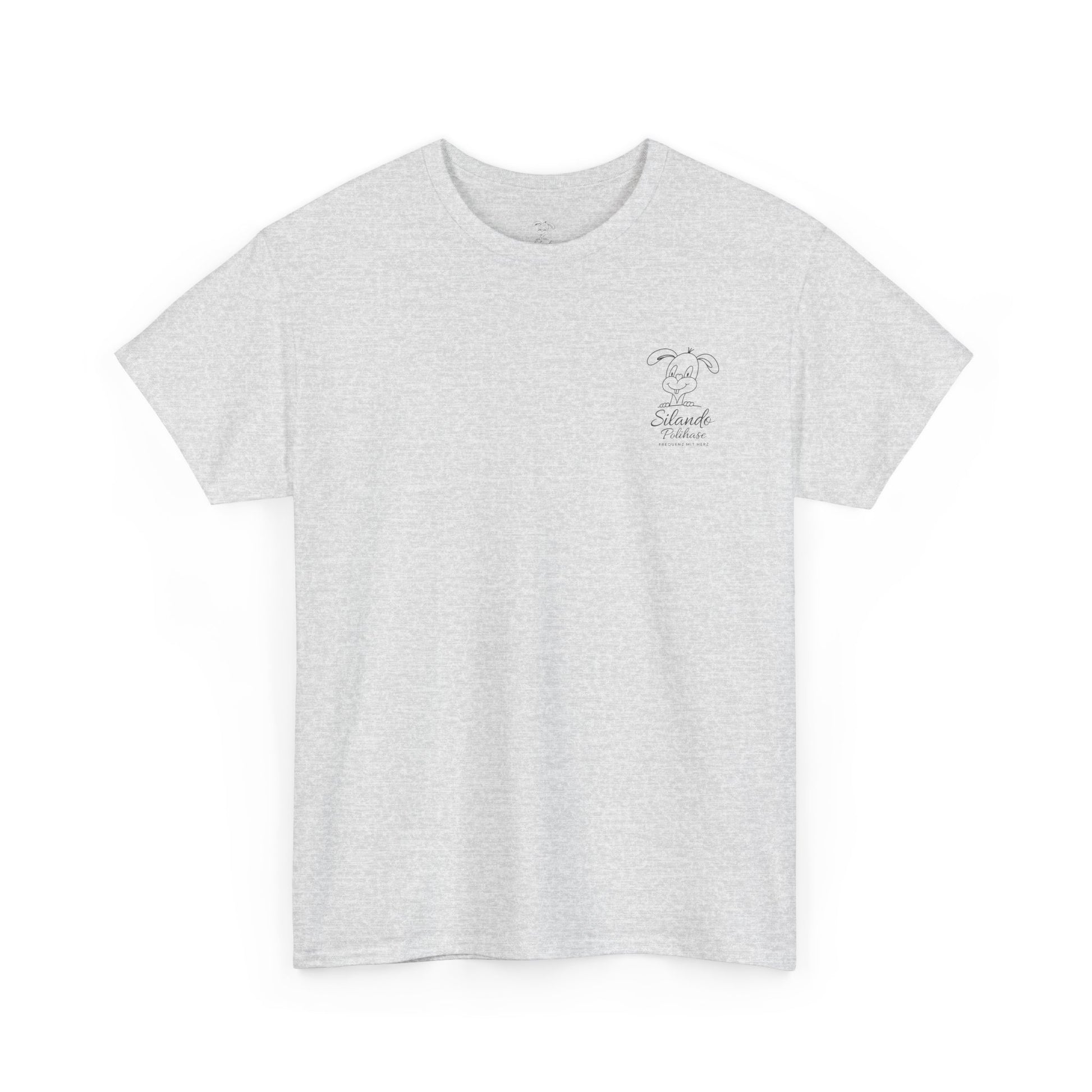 Unisex Shirt aus starker Baumwolle Polihase im Gleichgewicht, für groß und klein