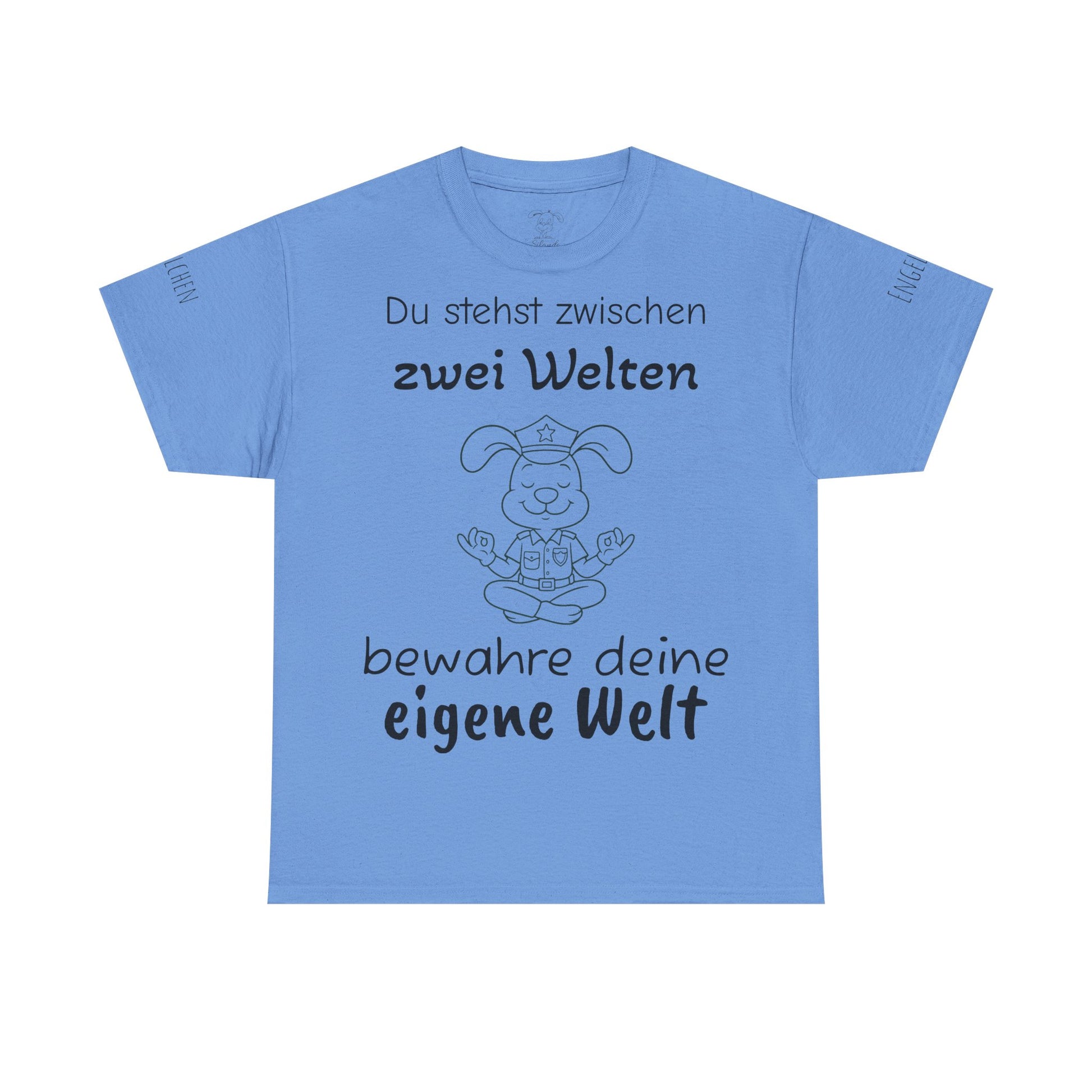 Meditativer Zen Polizei Polihase, Zwischen zwei Welten, Unisex Heavy Cotton Tee,