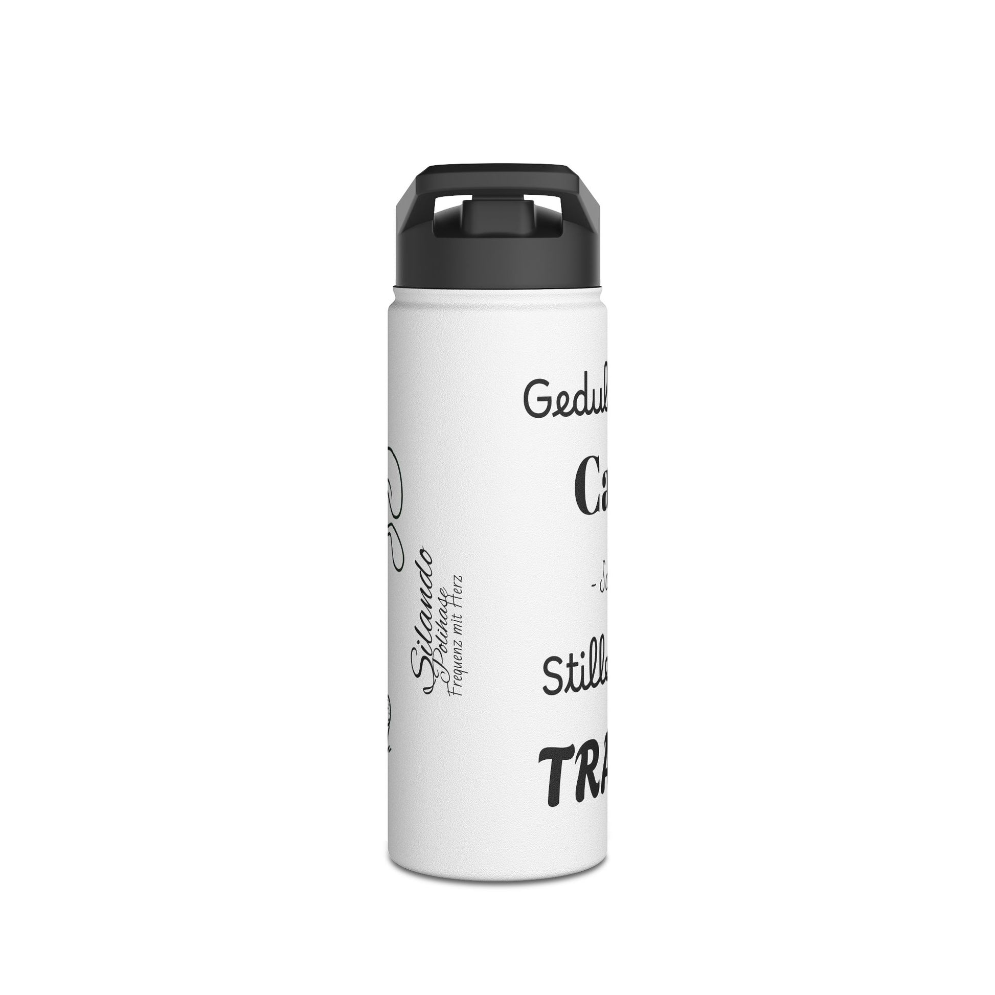 Trinkflasche für Golf-Liebhaber ,Edelstahl-Wasserflasche mit lustigen Polihase Designs, motivierender Getränkebehälter