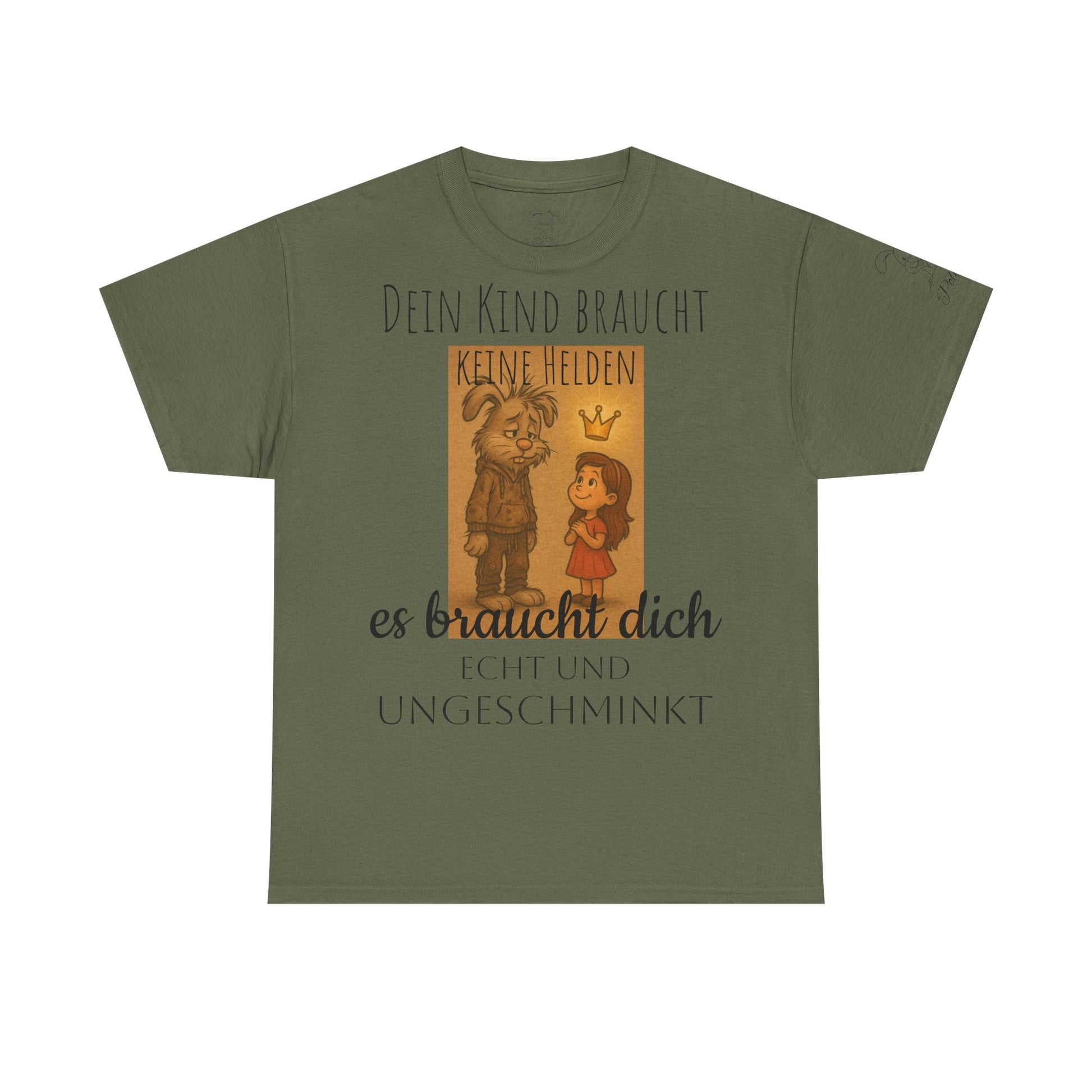 Herzerwärmendes Polihasen Baumwoll-T-Shirt, für Eltern