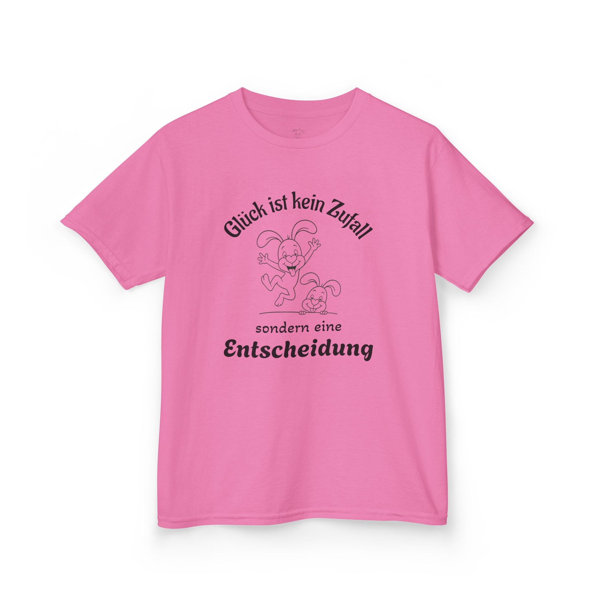 Whimsical Kids Tee - "Glück ist kein Zufall sondern eine Entscheidung" - Perfect for Playtime,