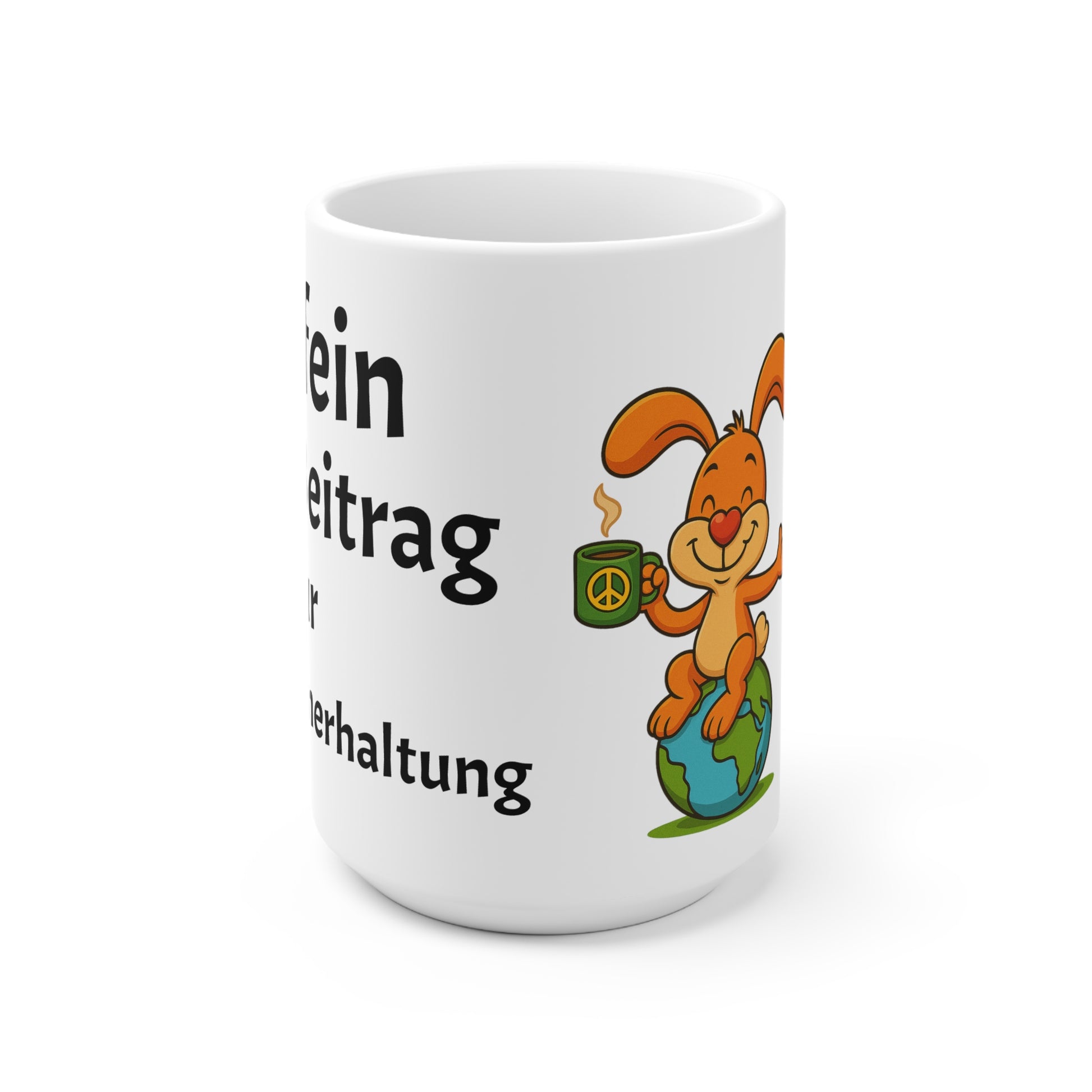 Süße -Kaffee-Keramik-Tasse, Polihase Koffein-Tasse zur Friedenserhaltung, umweltfreundlich
