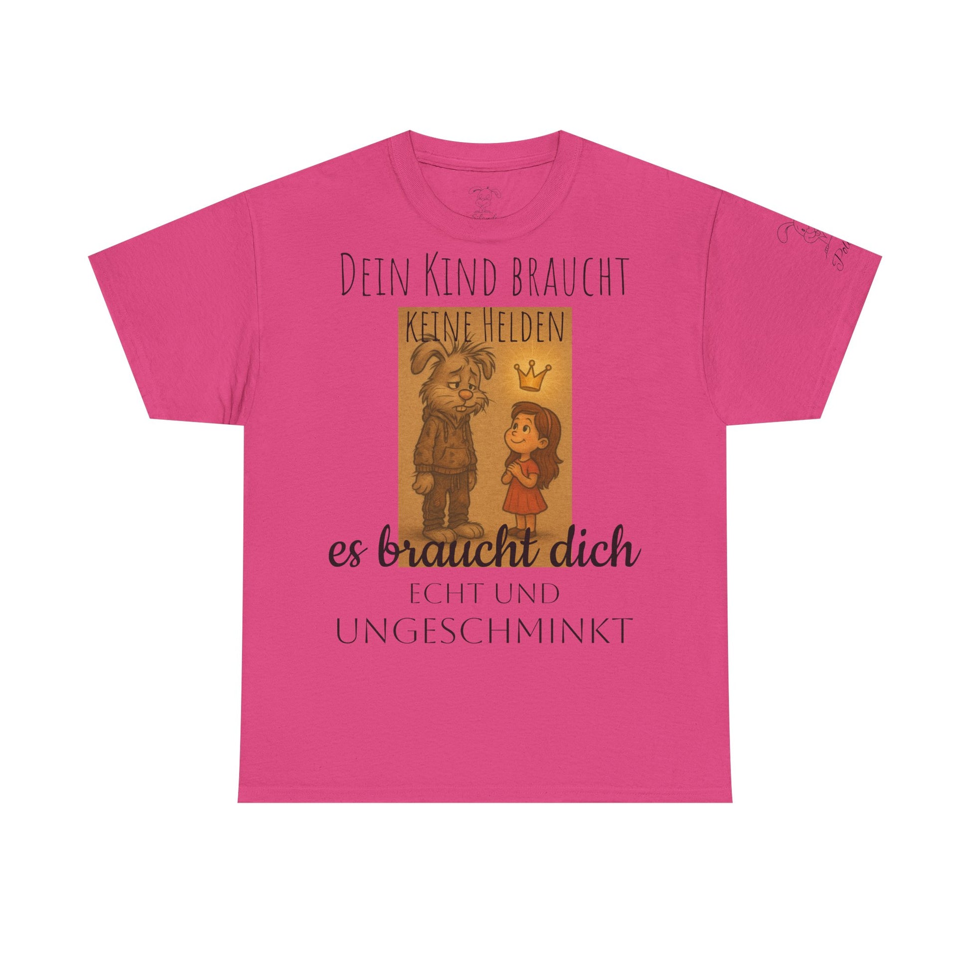 Herzerwärmendes Polihasen Baumwoll-T-Shirt, für Eltern