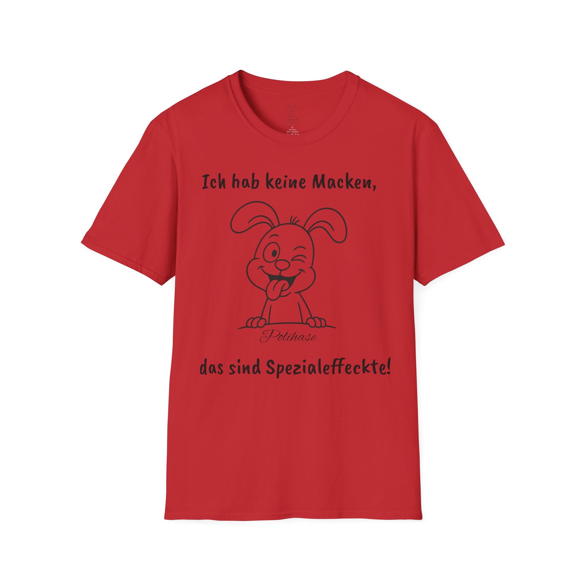 Polihase mit Spezialeffeckte Unisex Softstyle T-Shirt, für Sie und Ihn