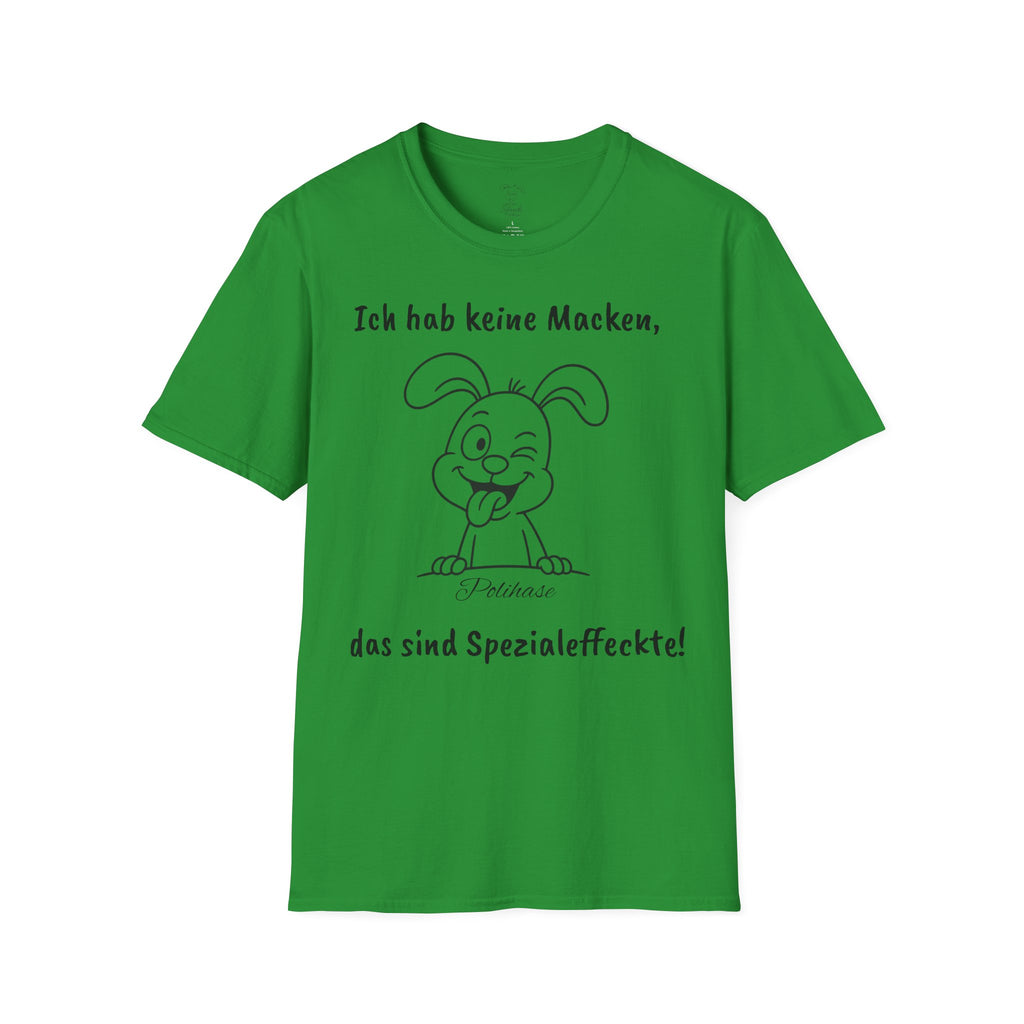 Polihase mit Spezialeffeckte Unisex Softstyle T-Shirt, für Sie und Ihn