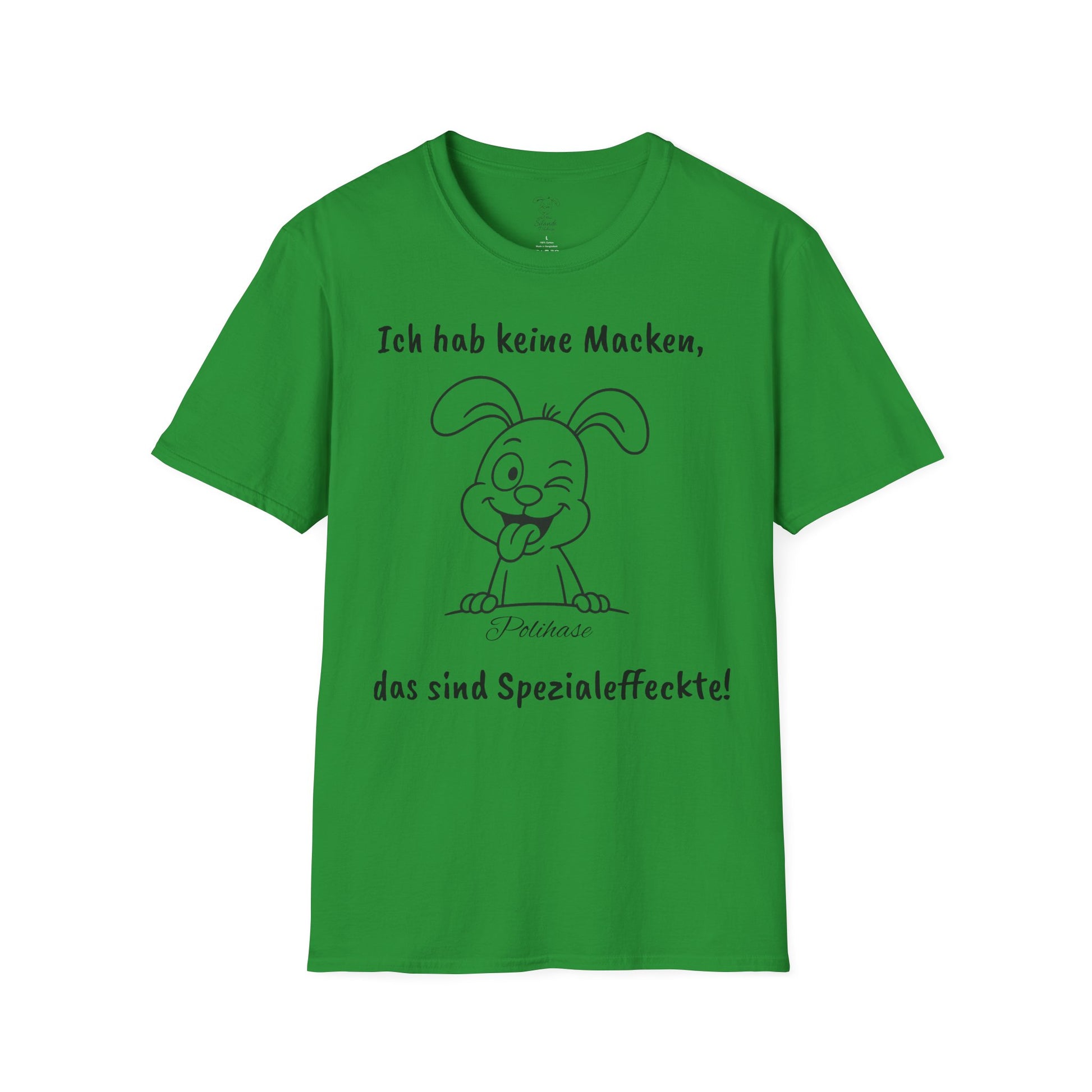 Polihase mit Spezialeffeckte Unisex Softstyle T-Shirt, für Sie und Ihn