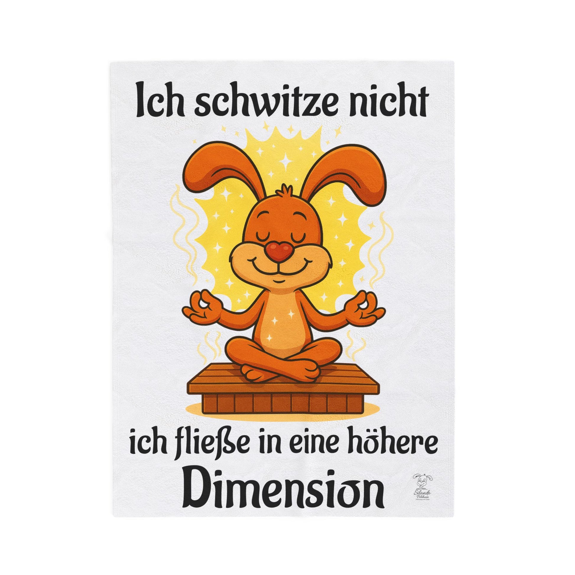 Achtsame Dekor-Meditationsdecke, Polihasen-Plüschdecke aus Samt, schönes Geschenk für Kinder, süßes Kinderzimmer