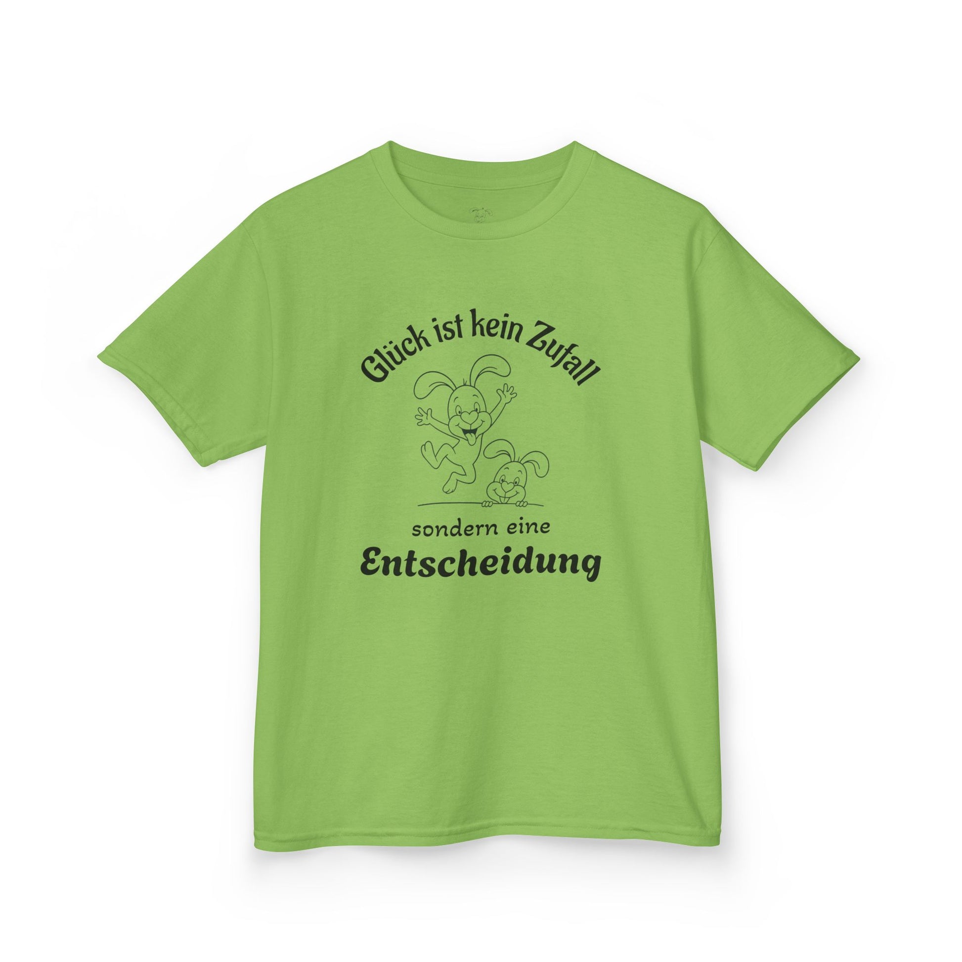 Whimsical Kids Tee - "Glück ist kein Zufall sondern eine Entscheidung" - Perfect for Playtime,